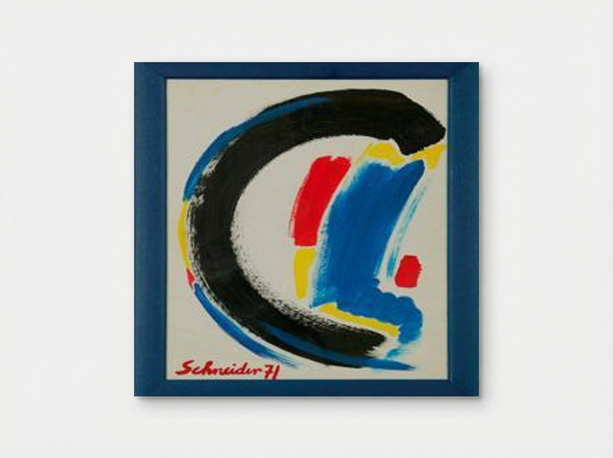 Abstract Composition (1971) - Gérard Schneider - Poster