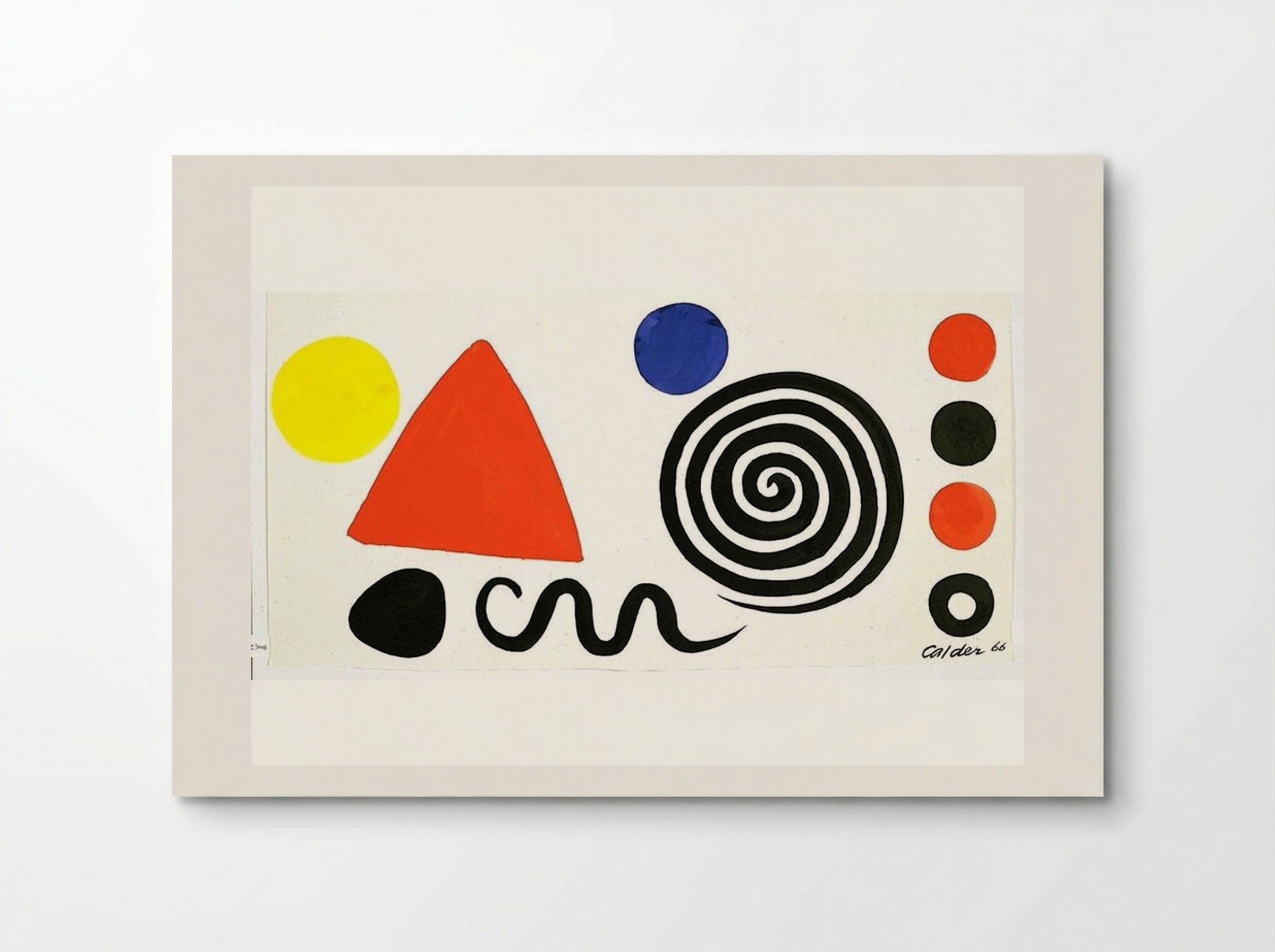 Abstraction (1966) - Alexander Calder - Poster