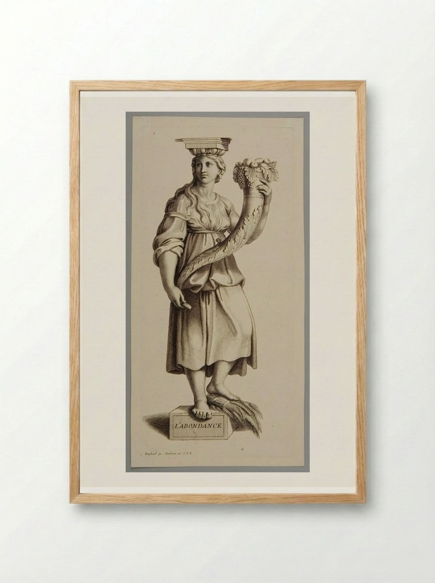 Abundance - Gérard Audran - Framed Print Wood