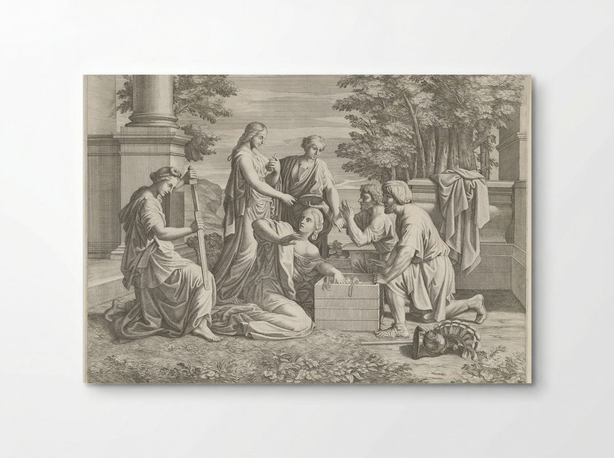 Achilles Discovered Among the Daughters of Lycomedes - Pietro del Po - Poster