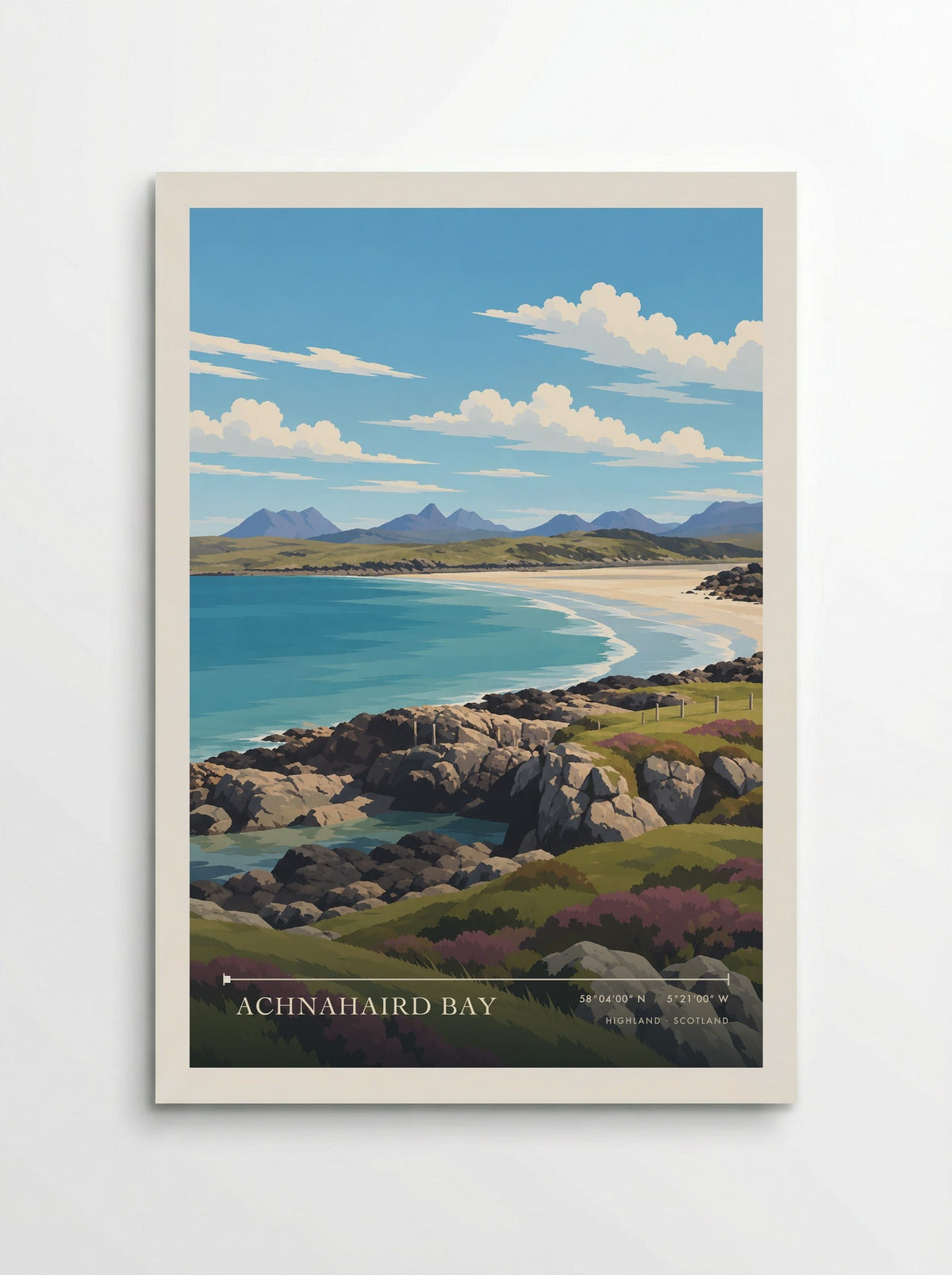 Achnahaird Bay, Highland | Travel Poster - Poster