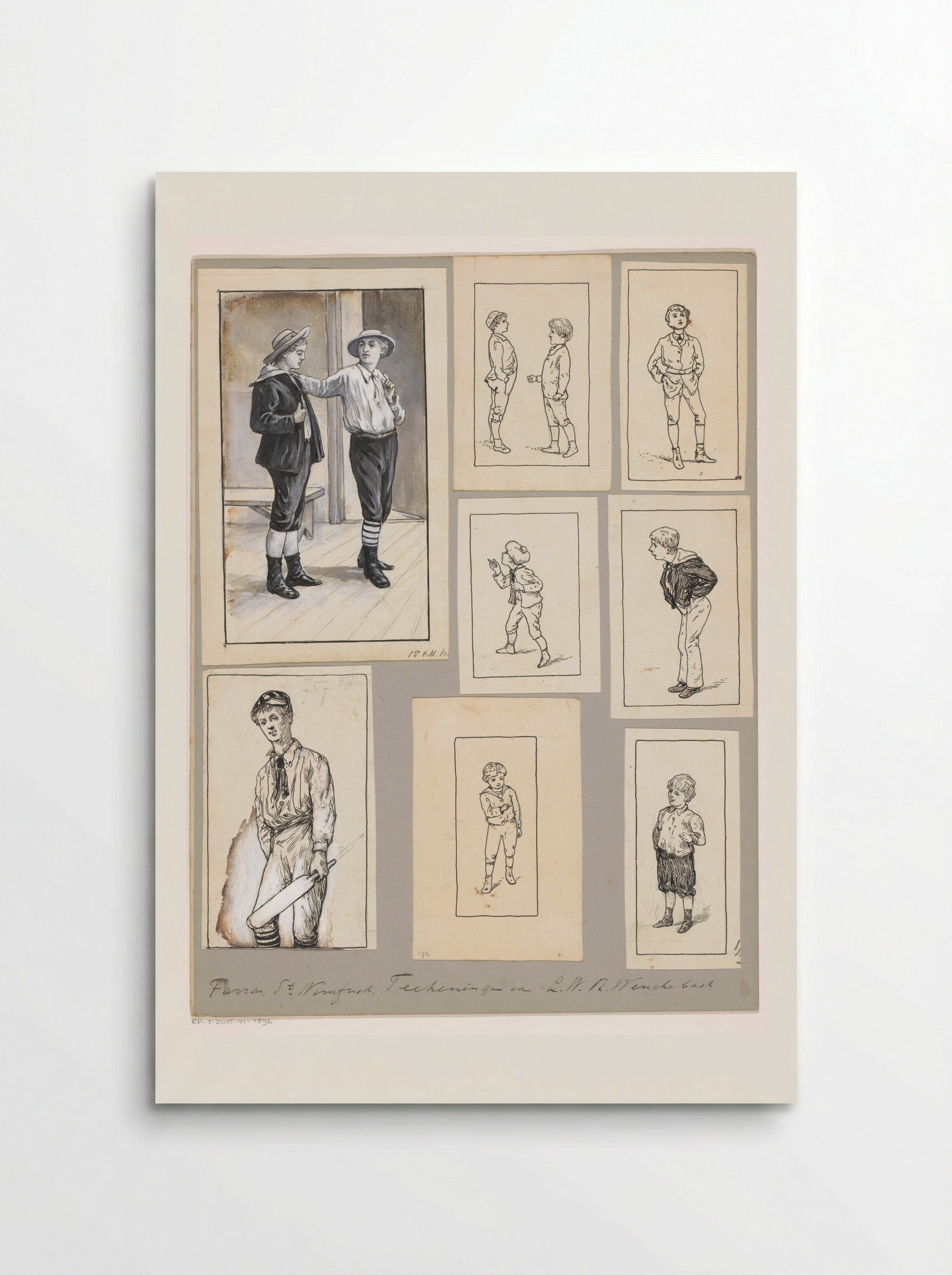 Acht scènes met jongens - Willem Wenckebach - Poster