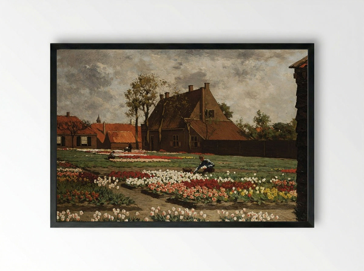 Achterzijde van Paleis Huis ten Bosch in Den Haag - Anton L. Koster - Framed Print Black