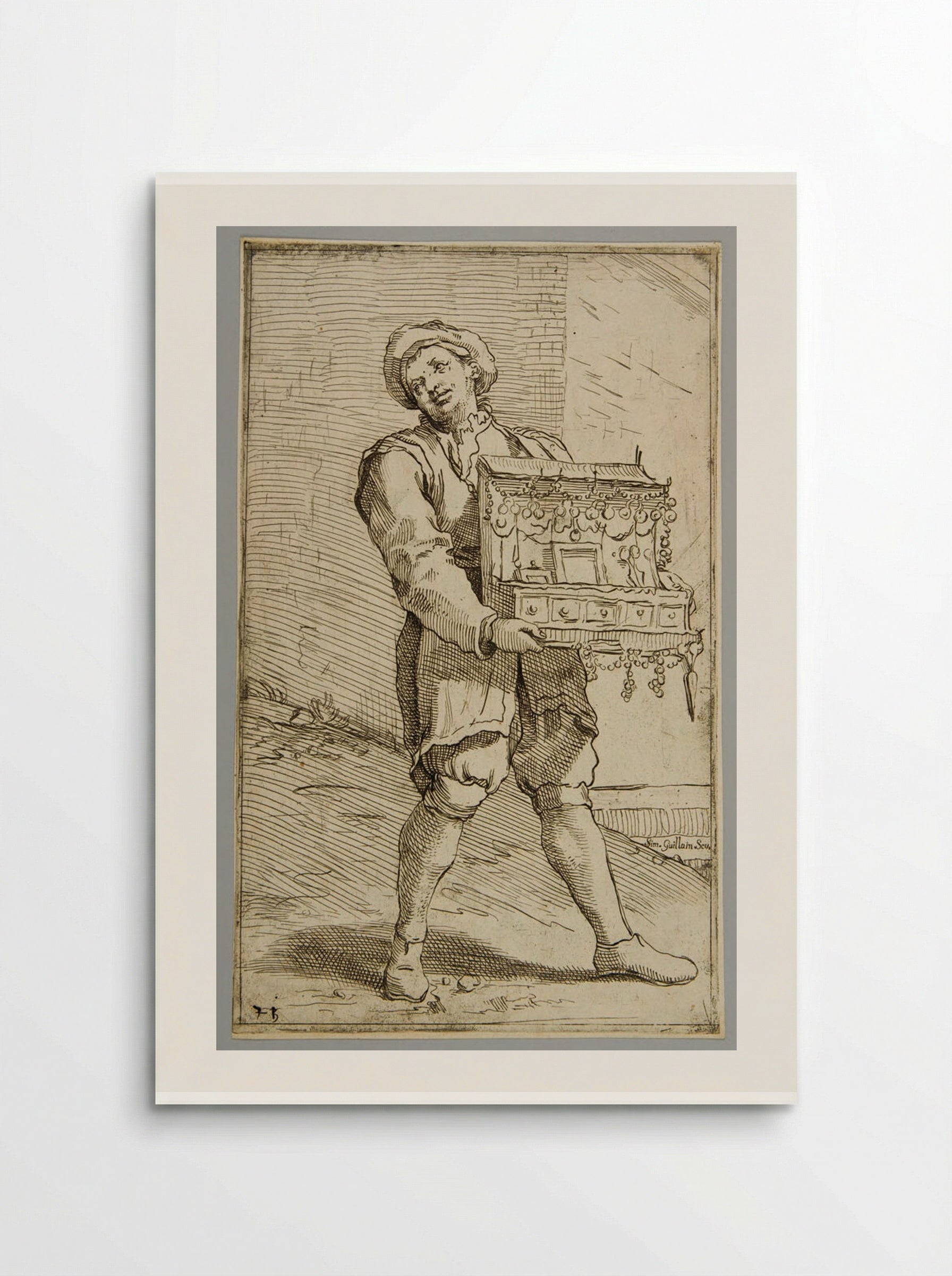 Acoramaglietti (Plate 71) - Simon Guillain - Poster