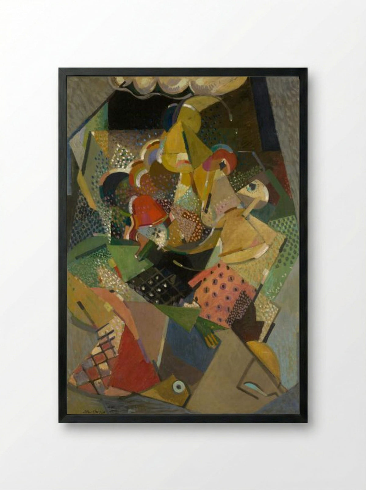 Acrobats - Albert Gleizes - Framed Print Black