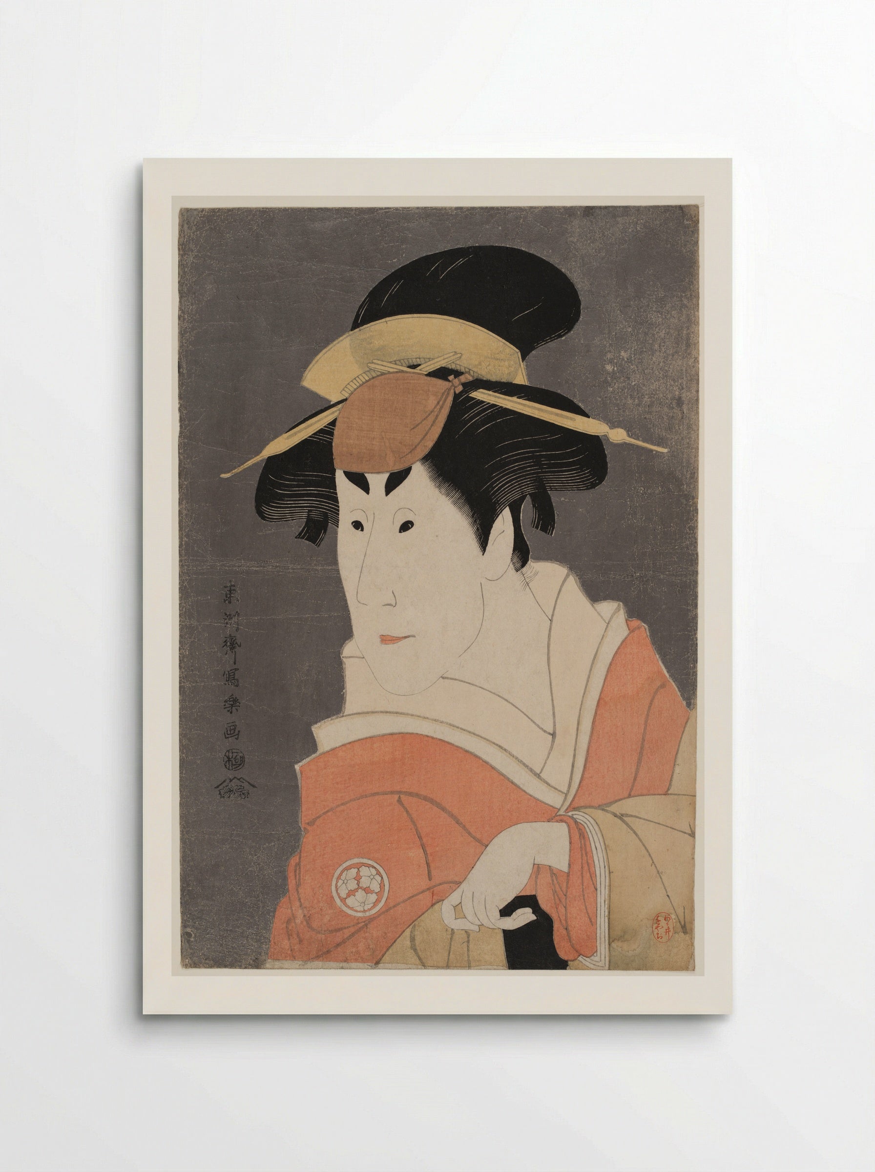 Actor Osagawa Tsuneyo 2nd - Tōshūsai Sharaku - Poster