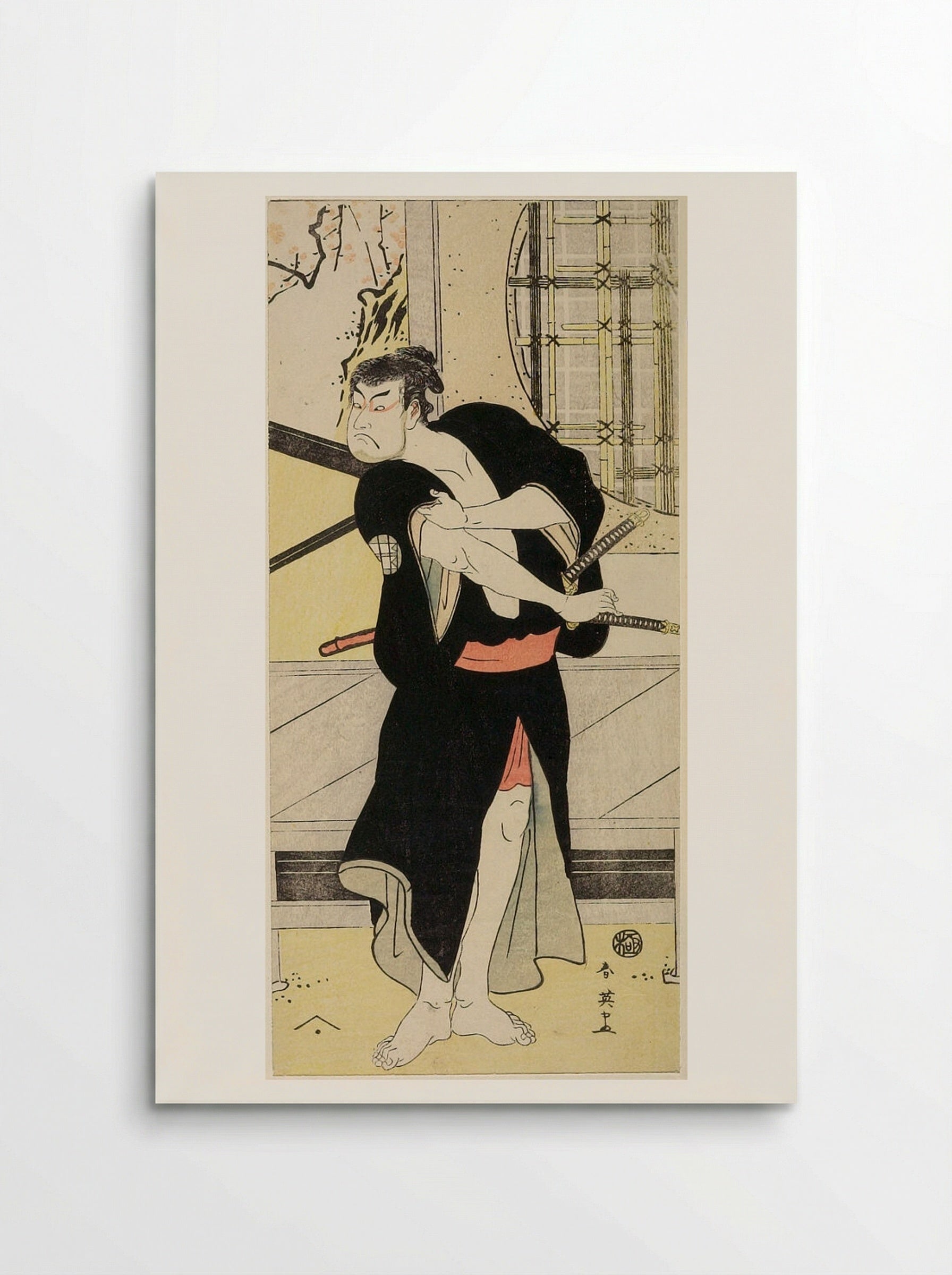Actor Sakata Hangorō 3rd - Katsukawa Shun'ei - Poster