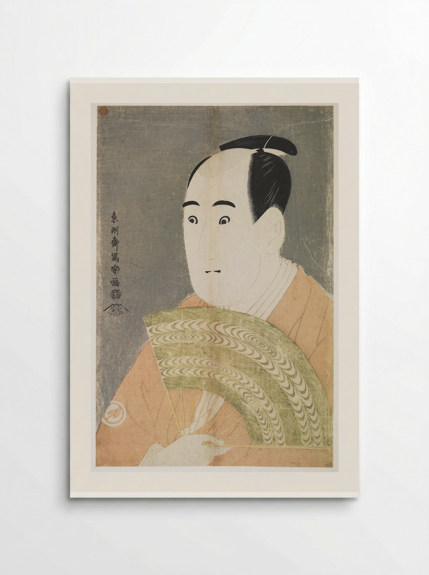 Actor Sawamura Sōjurō 3rd as Ogishi Kurando - Tōshūsai Sharaku - Poster