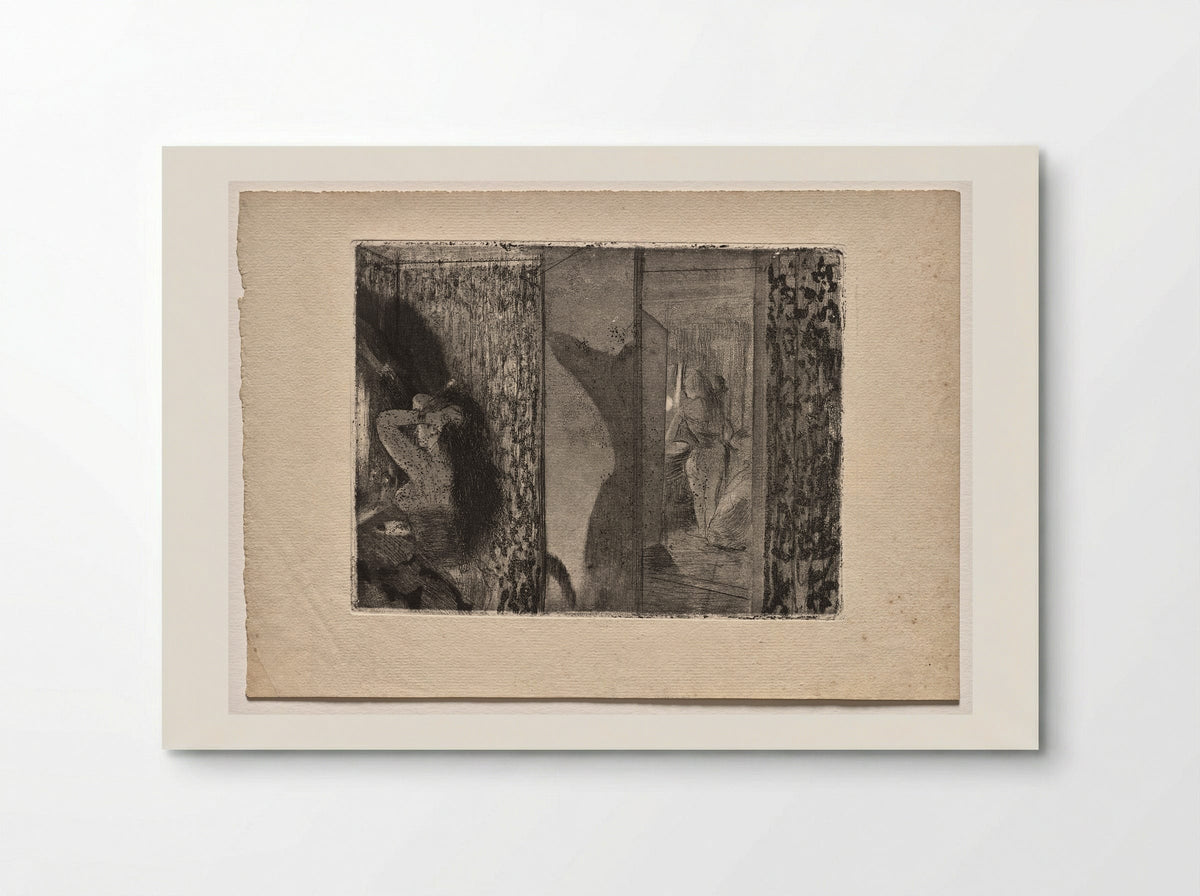Actresses in Their Dressing Rooms - Edgar Degas - Poster