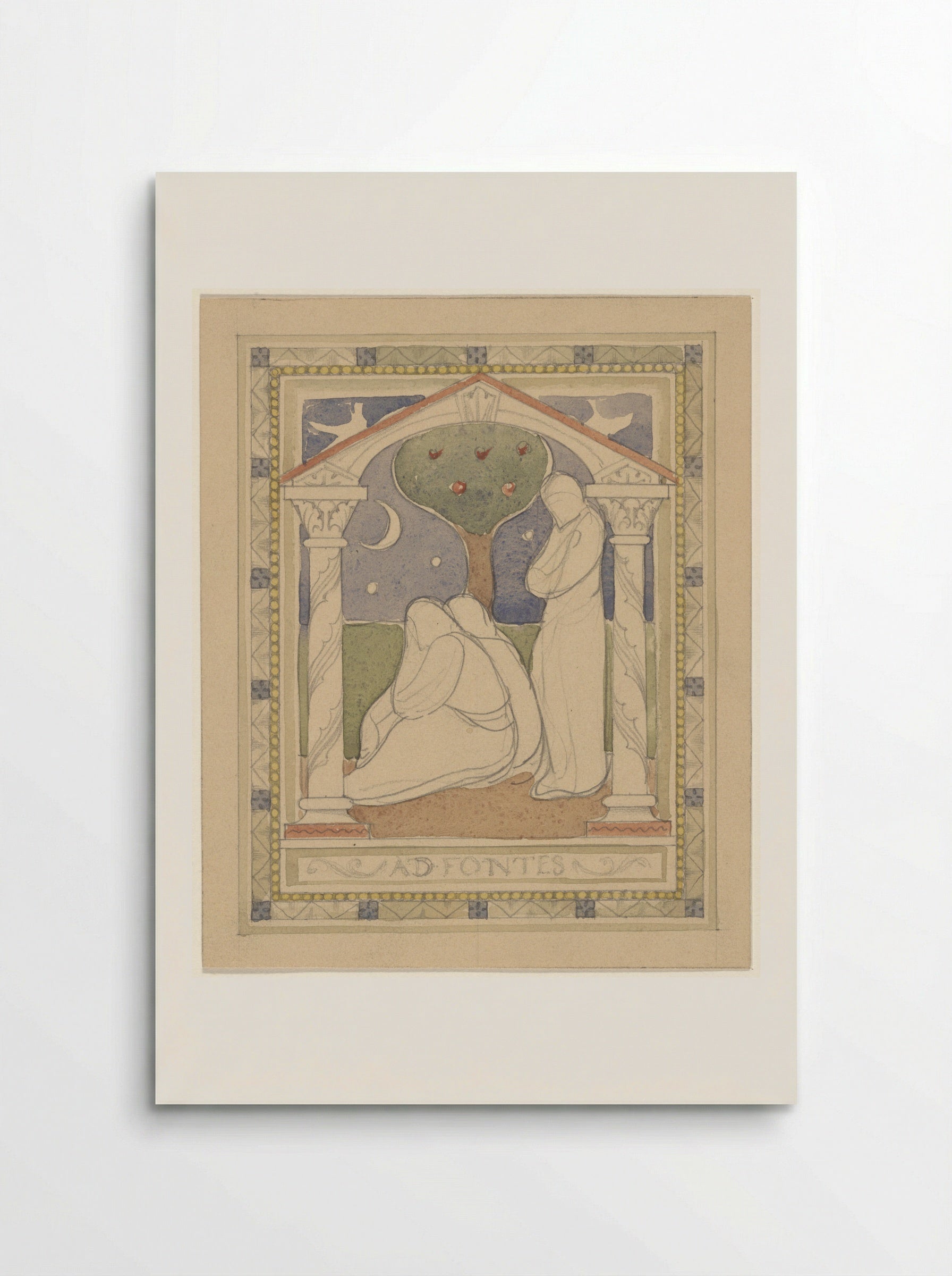 Ad Fontes - Antoon Derkinderen - Poster