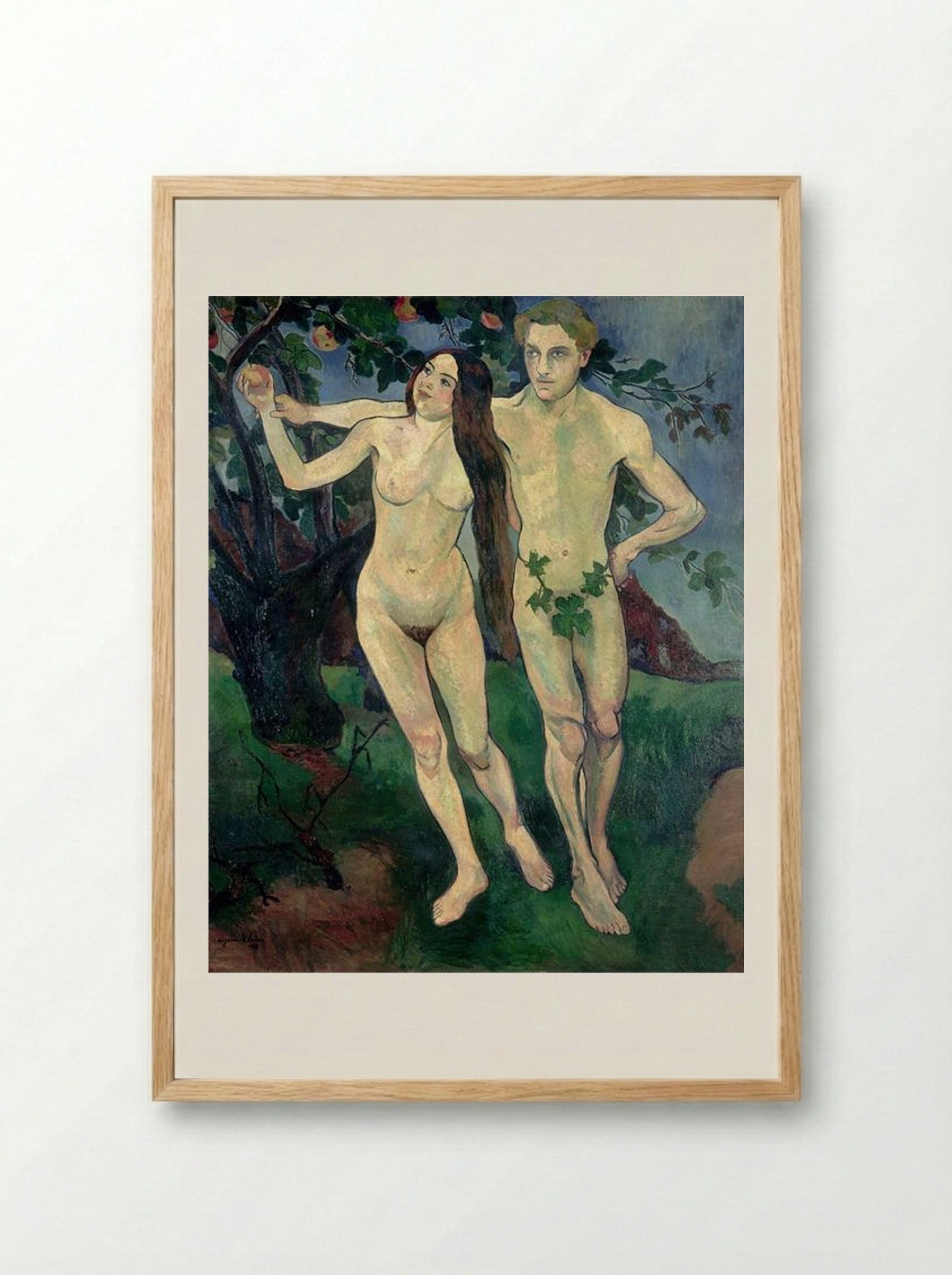 Adam and Eve - Suzanne Valadon - Framed Print Wood