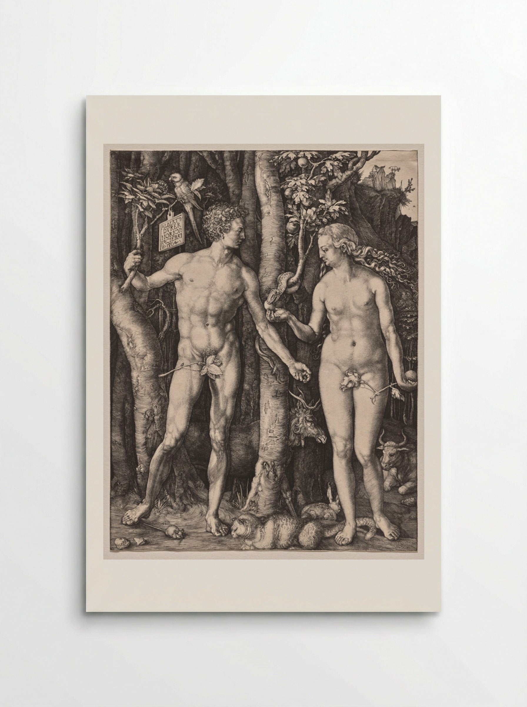 Adam and Eve - Albrecht Dürer - Poster