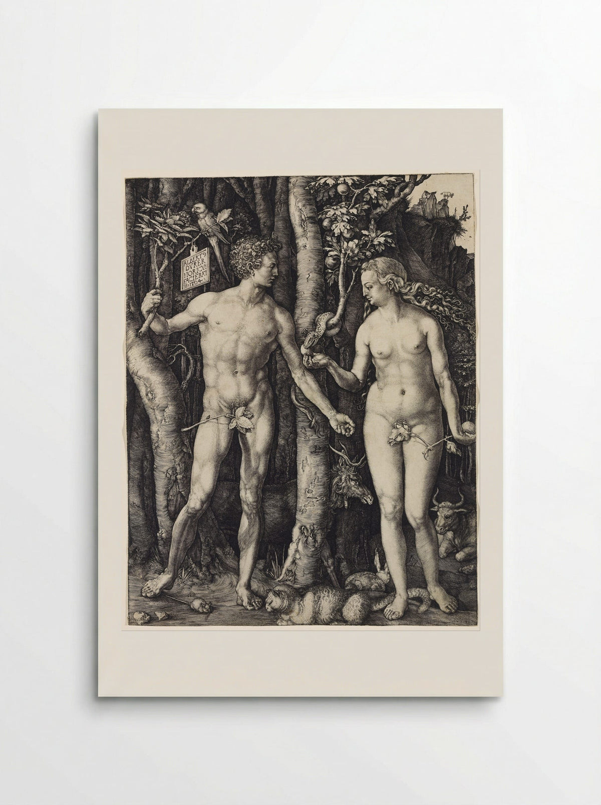 Adam and Eve - Albrecht Dürer - Poster
