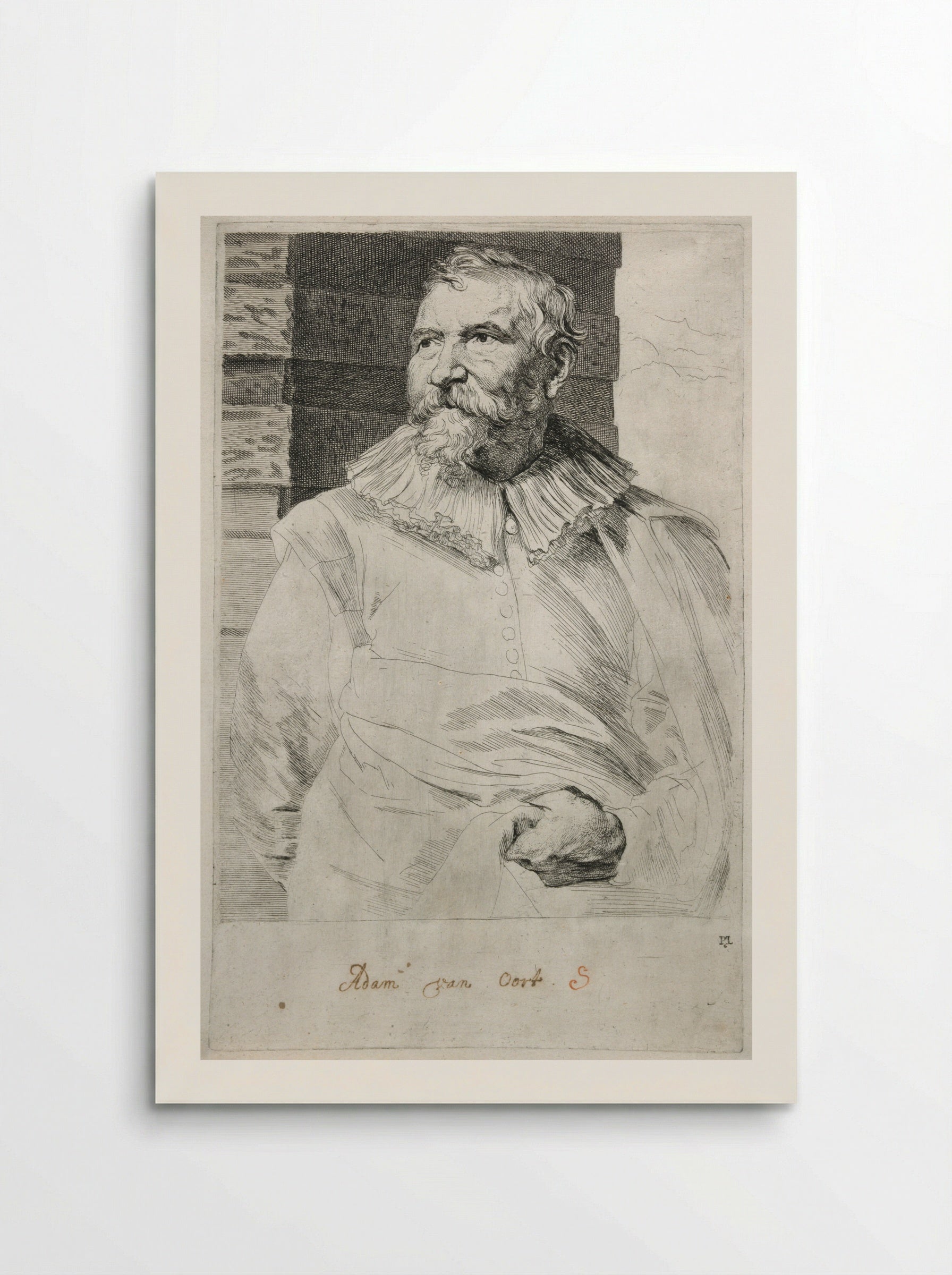 Adam van Noort - Anthony van Dyck - Poster