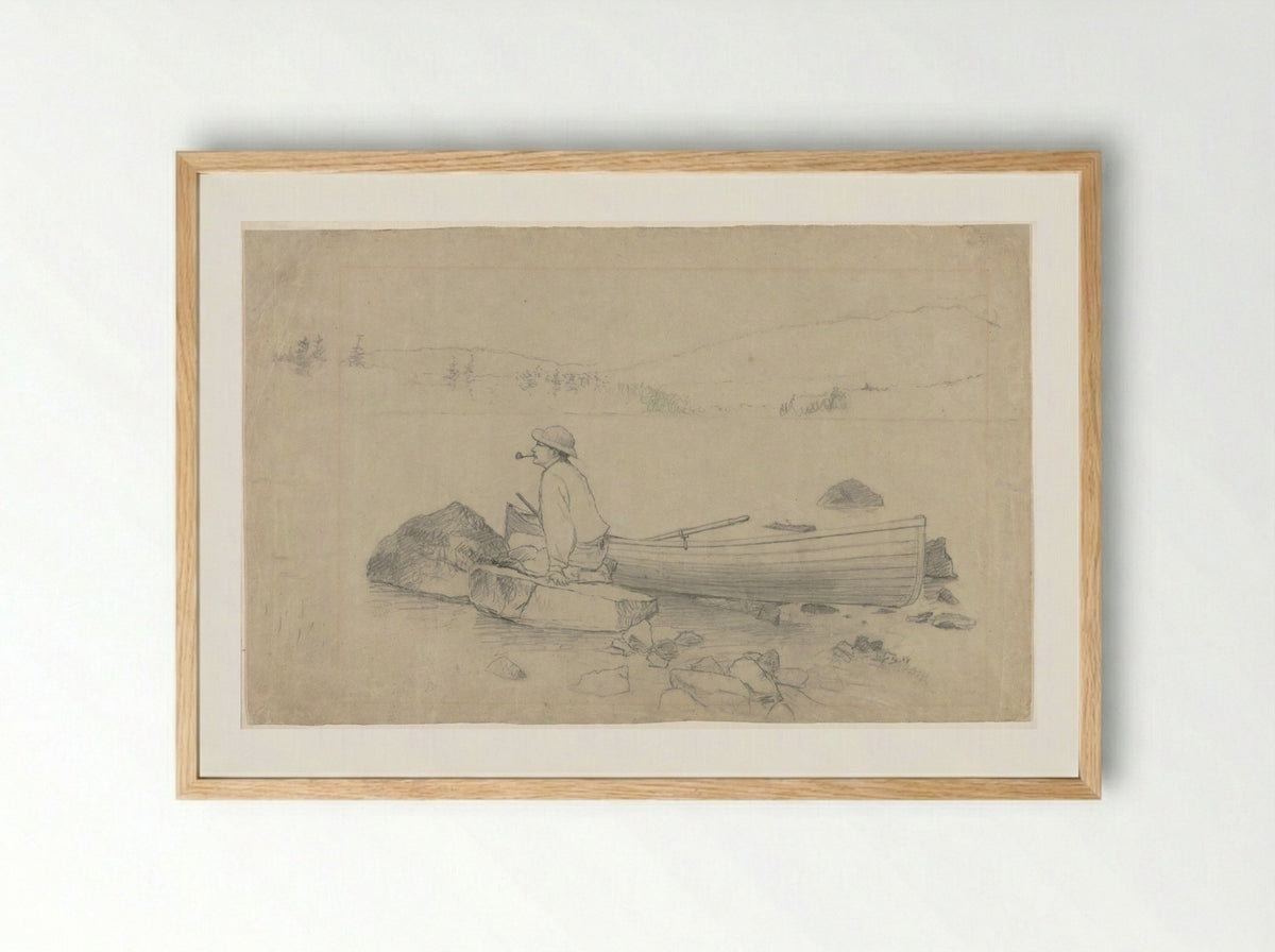 Adirondacks - Homer Dodge Martin - Framed Print Wood