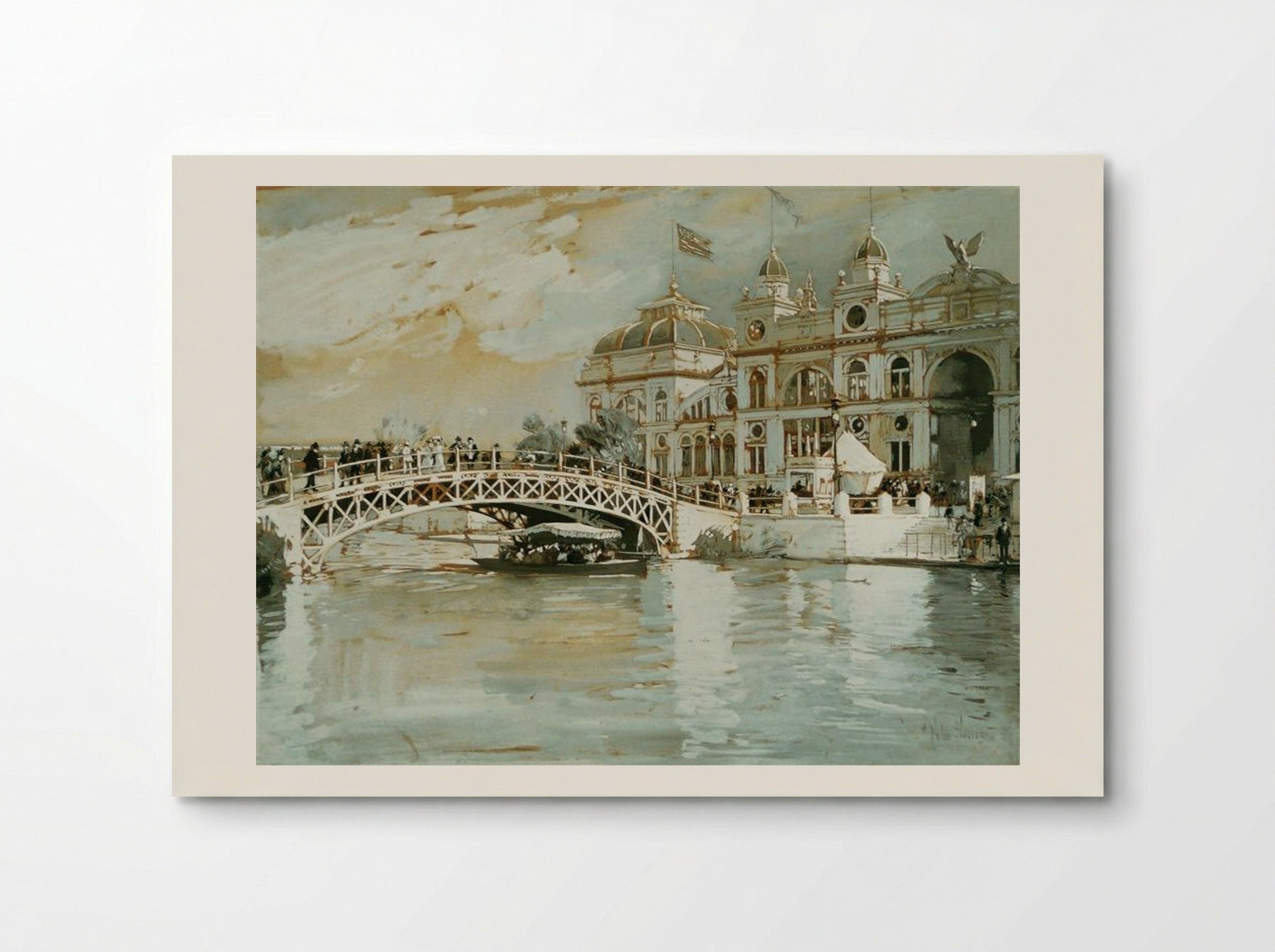Administration Building, World's Columbian Exposition, Chicago - Childe Hassam - Poster