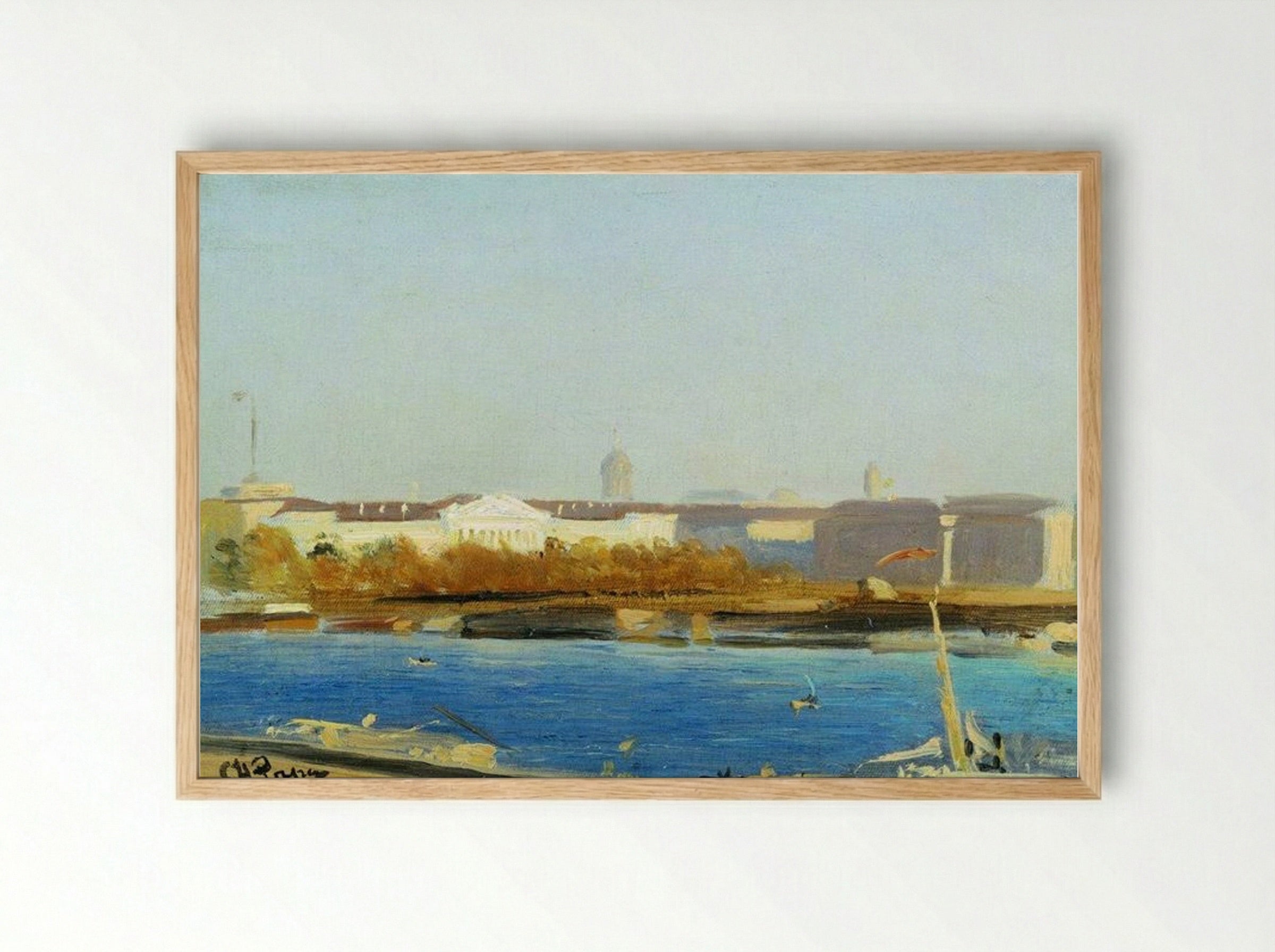 Admiralty - Ilya Repin - Framed Print Wood