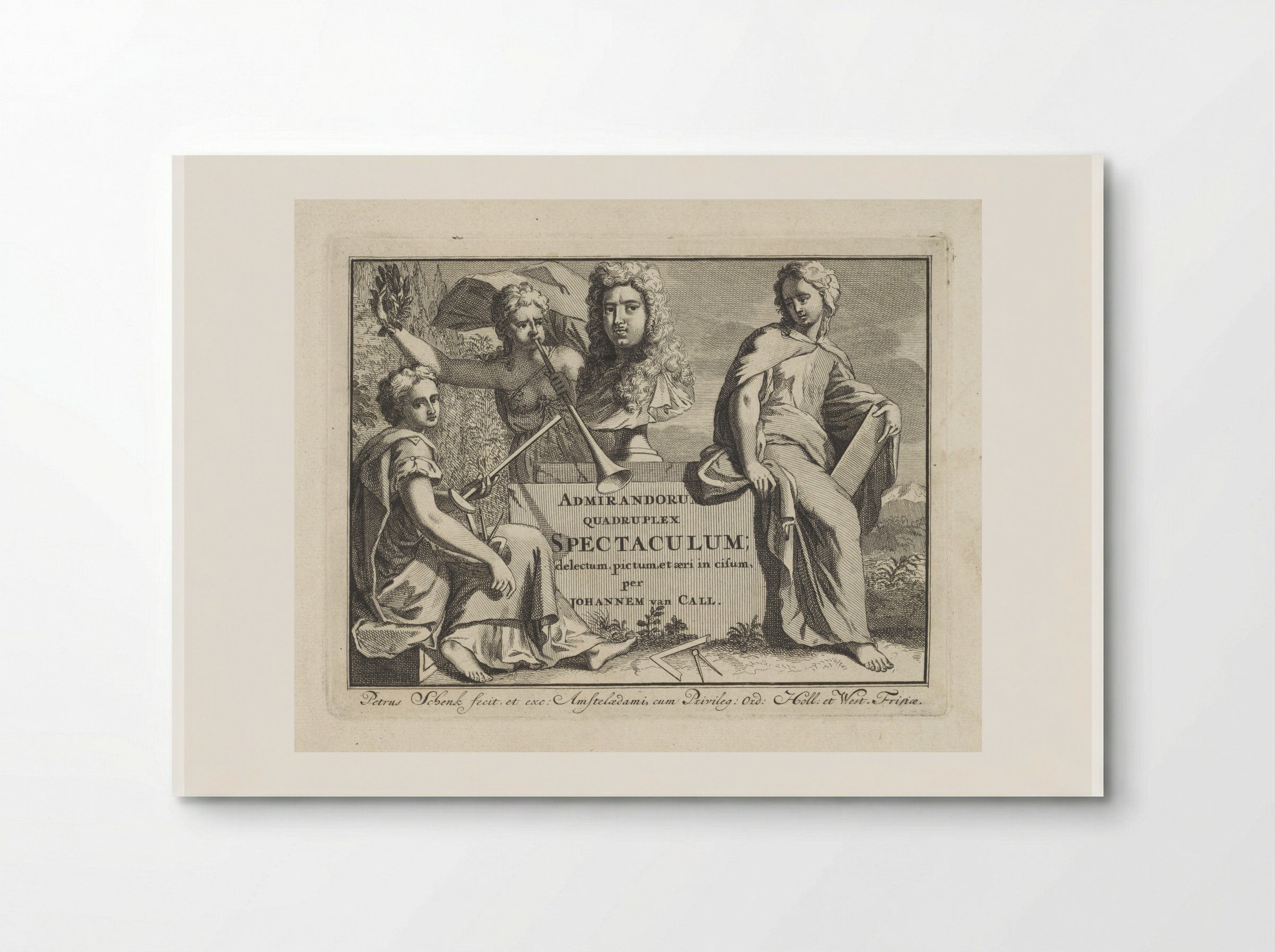 Admirandorum Quadruplex Spectaculum - Jan van Call (I) - Poster