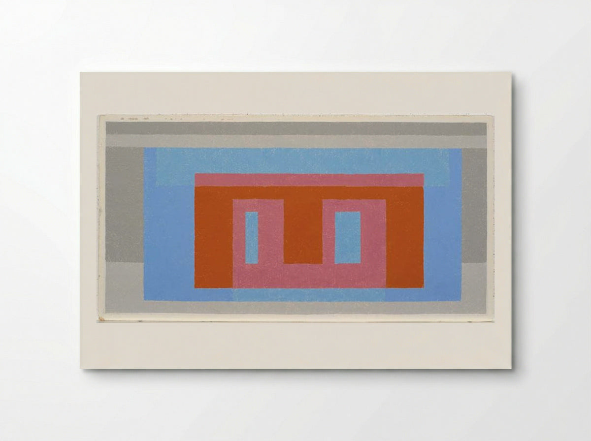 Adobe (Variant): Luminous Day - Josef Albers - Poster