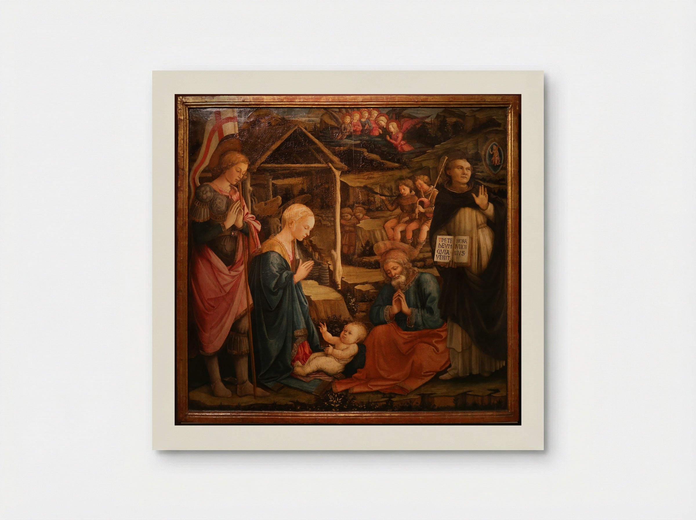 Adoration of the Child with Saints - Filippo Lippi - Poster