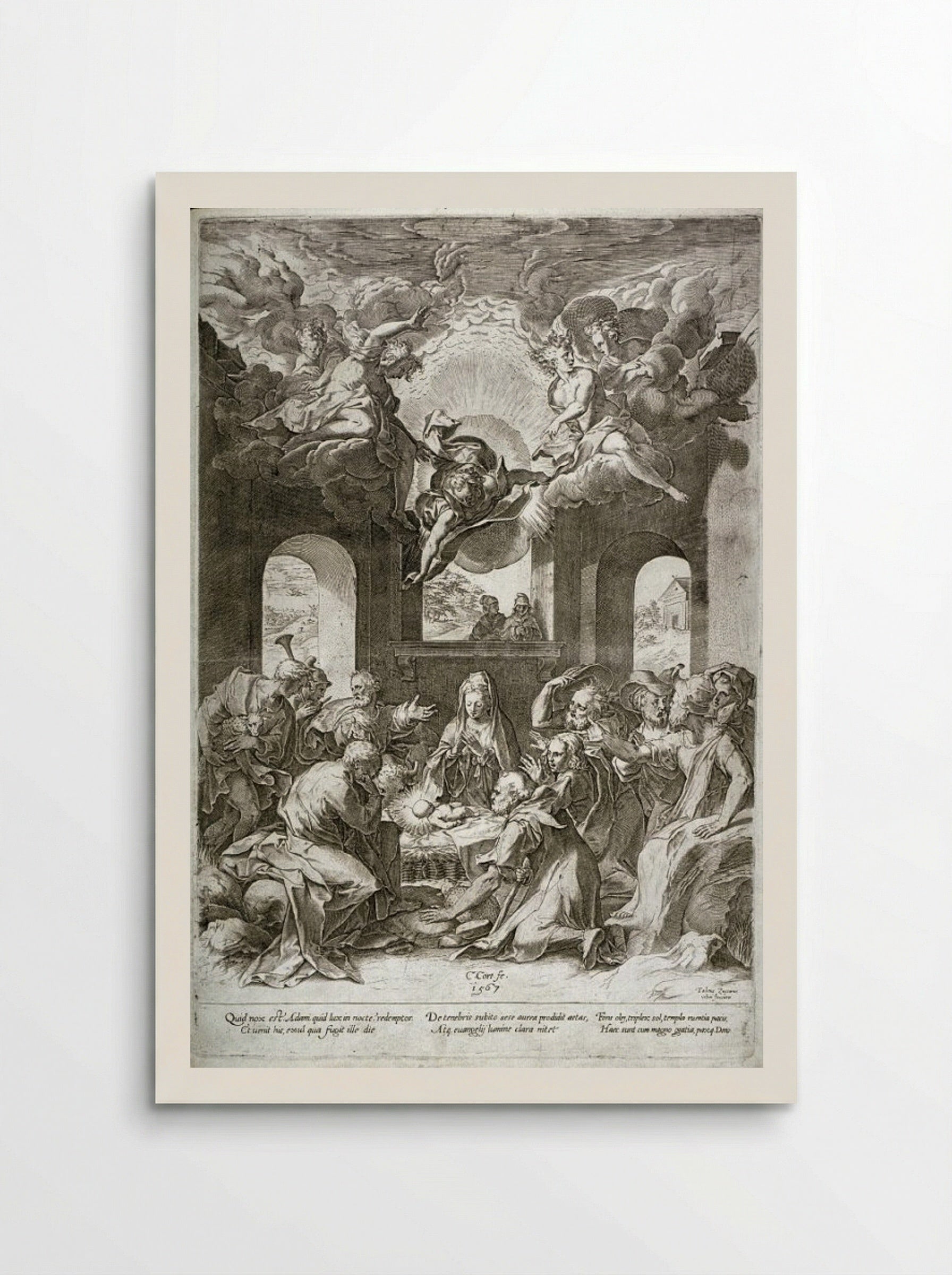 Adoration of the Kings - Cornelis Cort - Poster