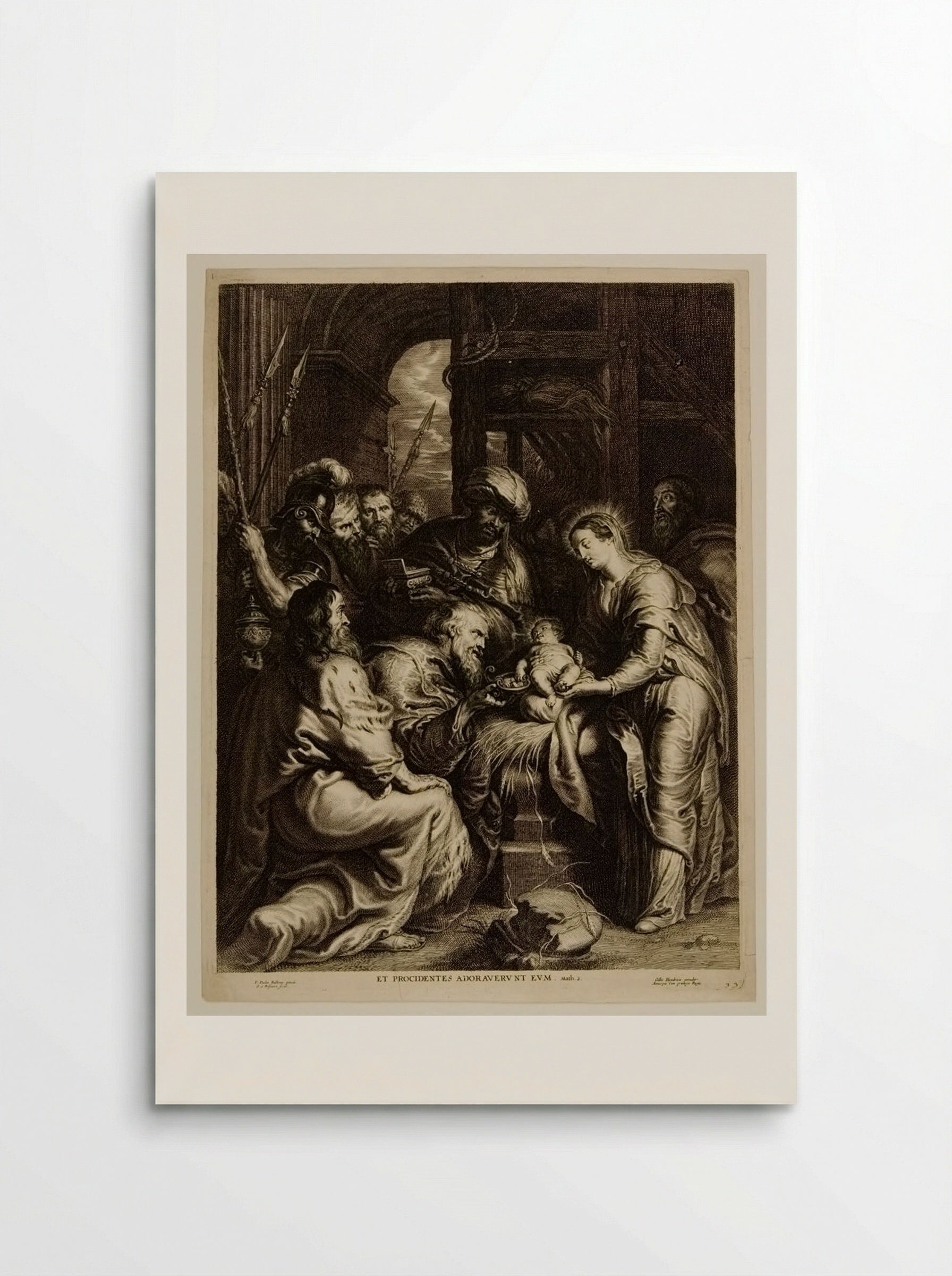 Adoration of the Kings - Schelte Adamsz. Bolswert - Poster