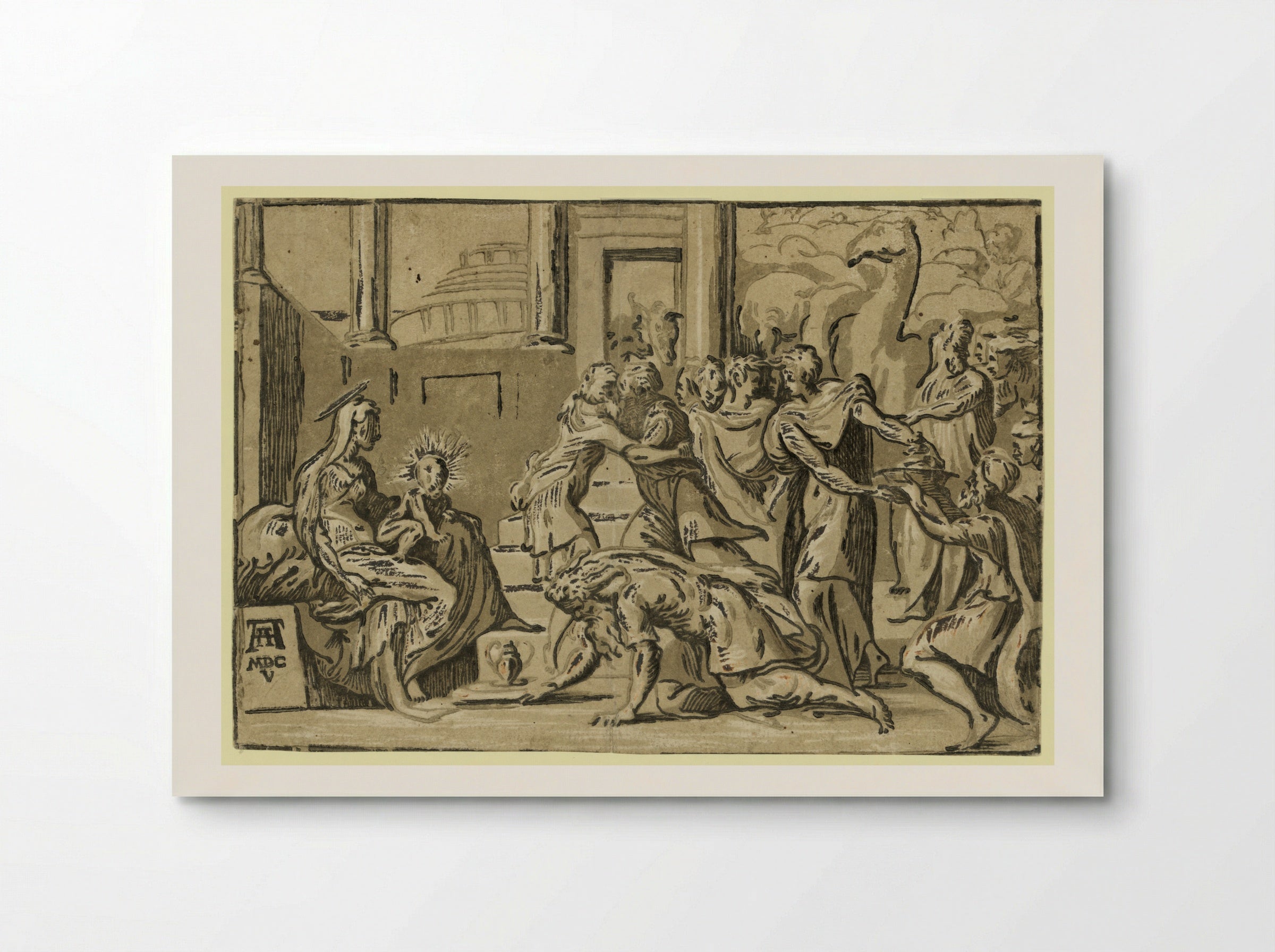 Adoration of the Magi - Andrea Andreani - Poster