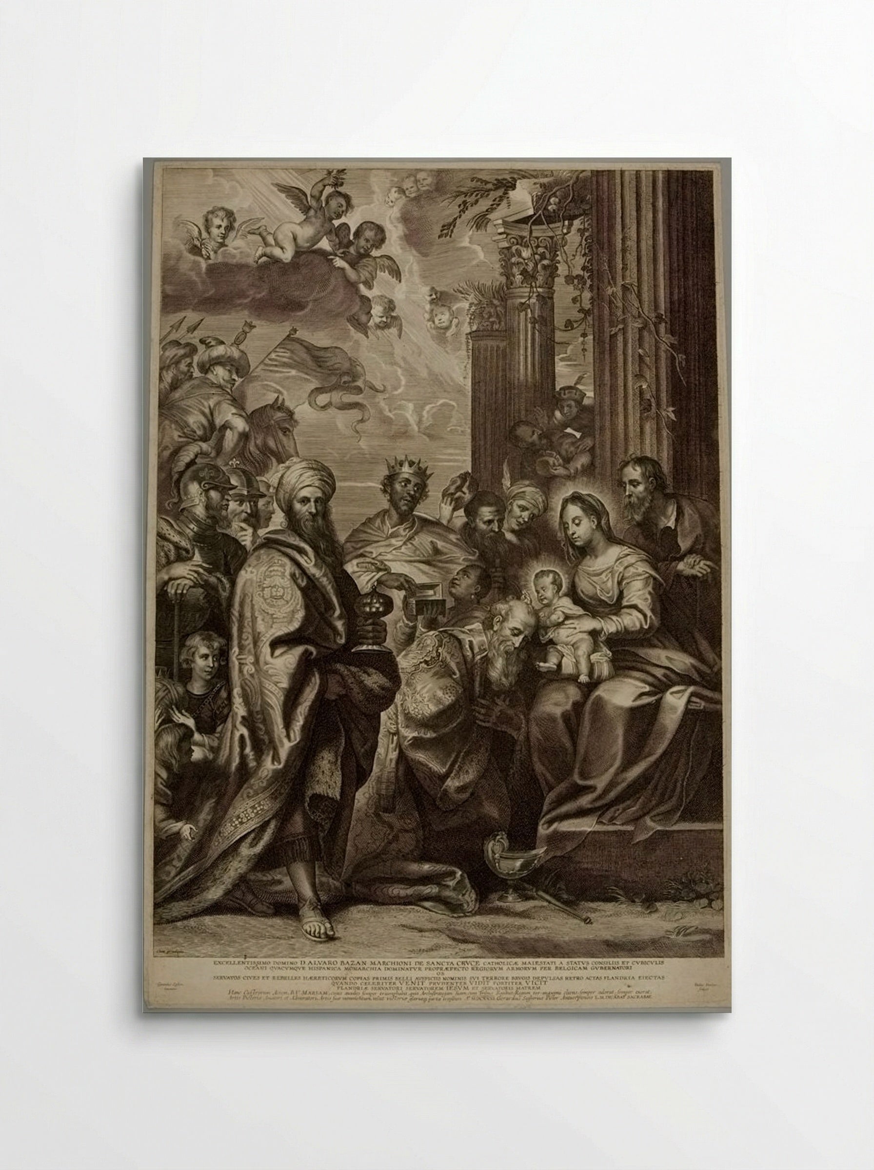 Adoration of the Magi - Paulus Pontius - Poster