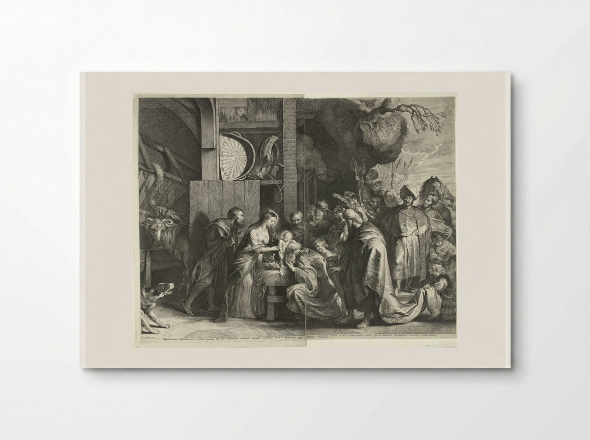 Adoration of the Magi - Lucas Vorsterman I - Poster