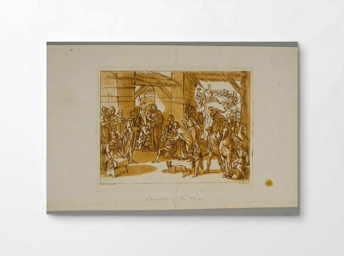 Adoration of the Magi - Santi Pacini - Poster