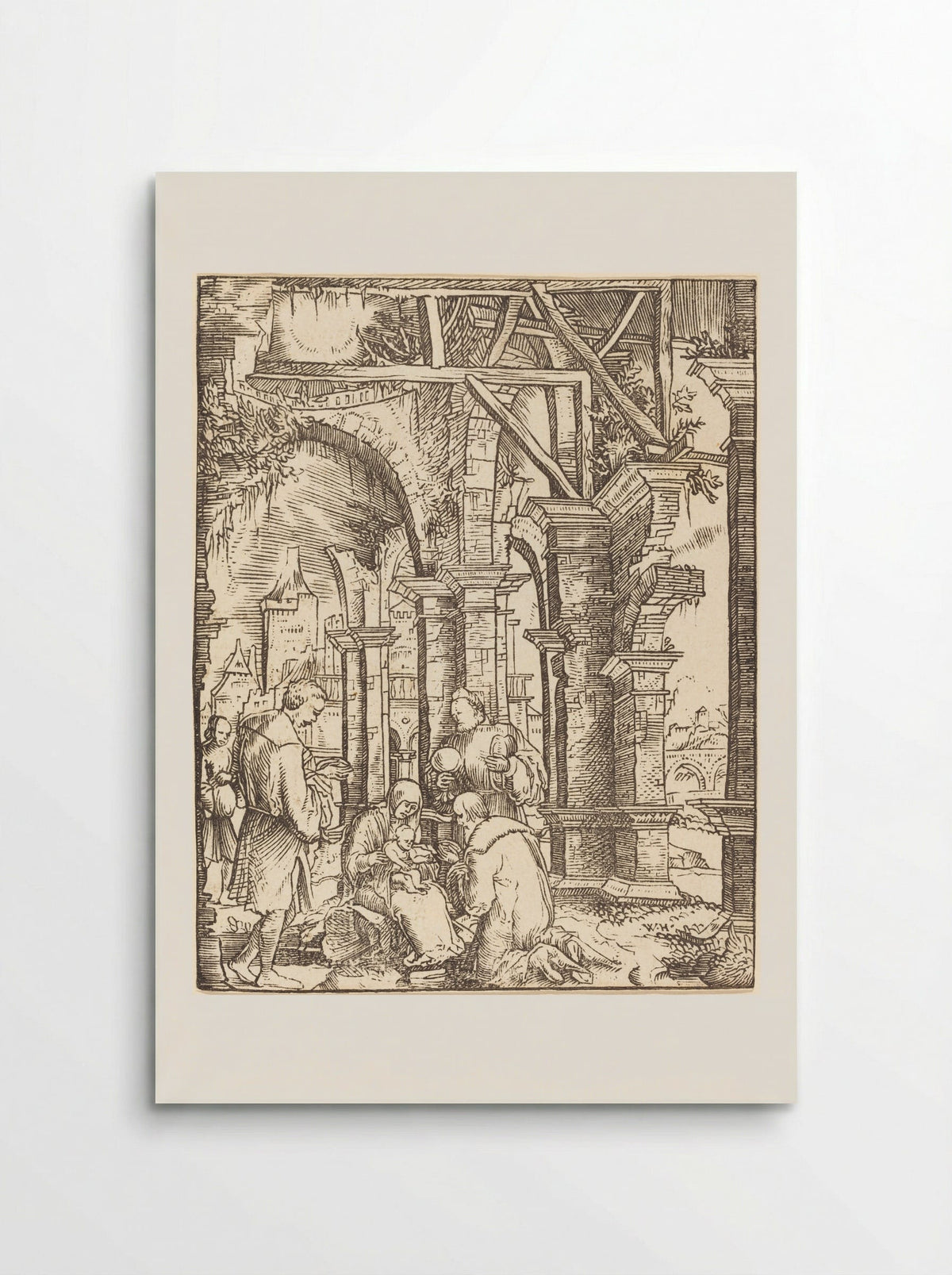 Adoration of the Magi - Wolfgang Huber - Poster