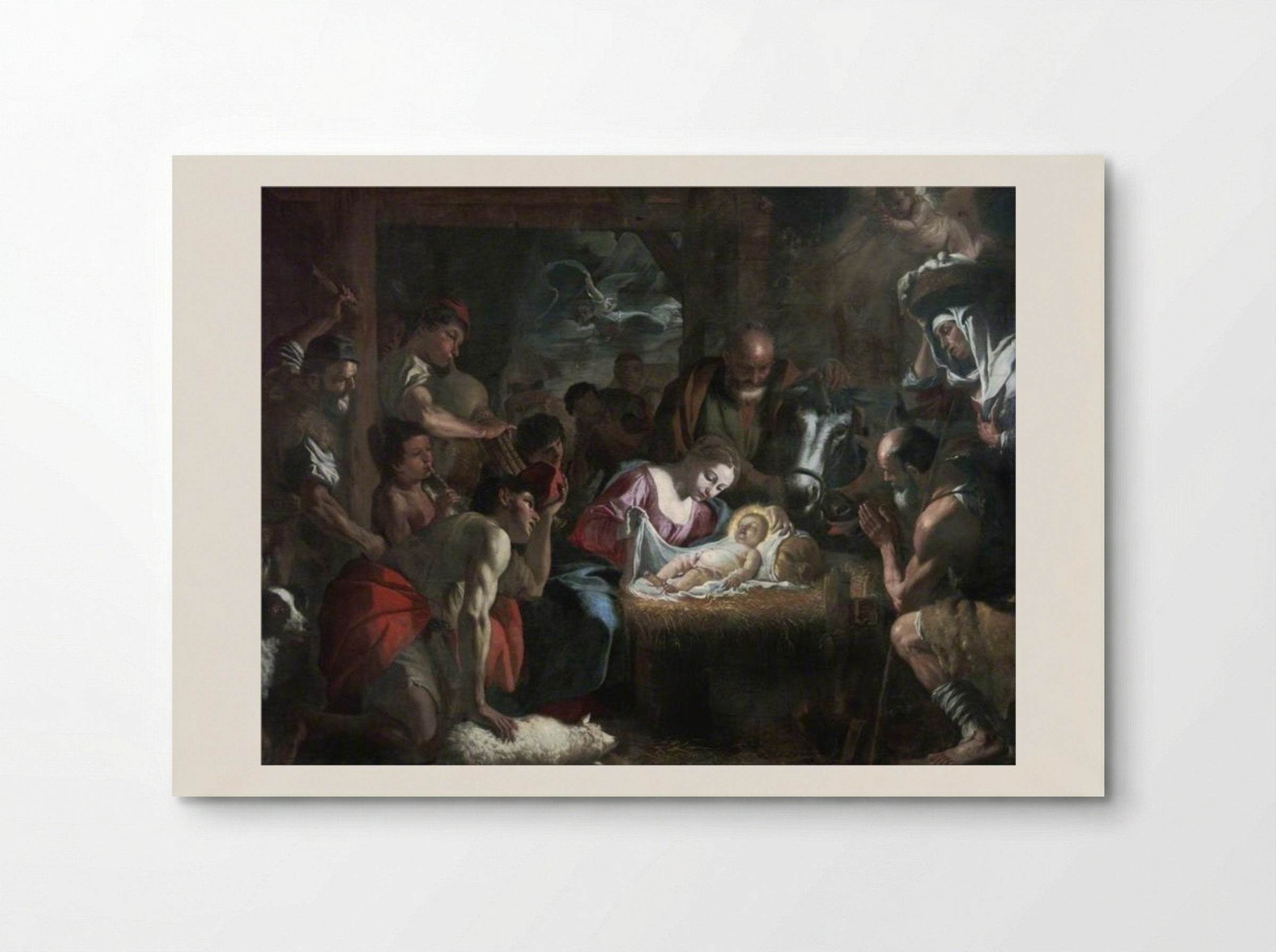 Adoration of the Shepherds - Mattia Preti - Poster