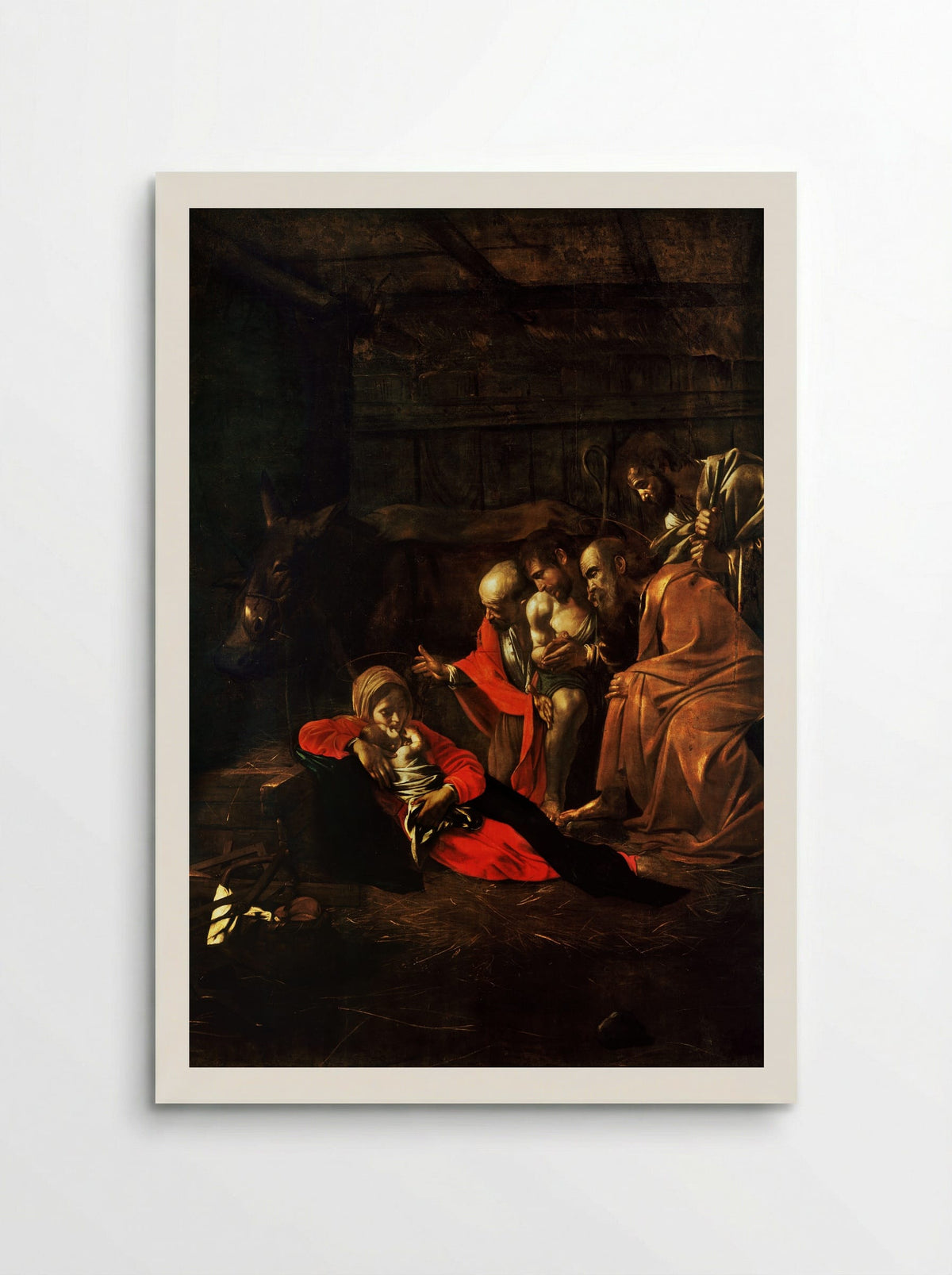 Adoration of the Shepherds - Caravaggio - Poster