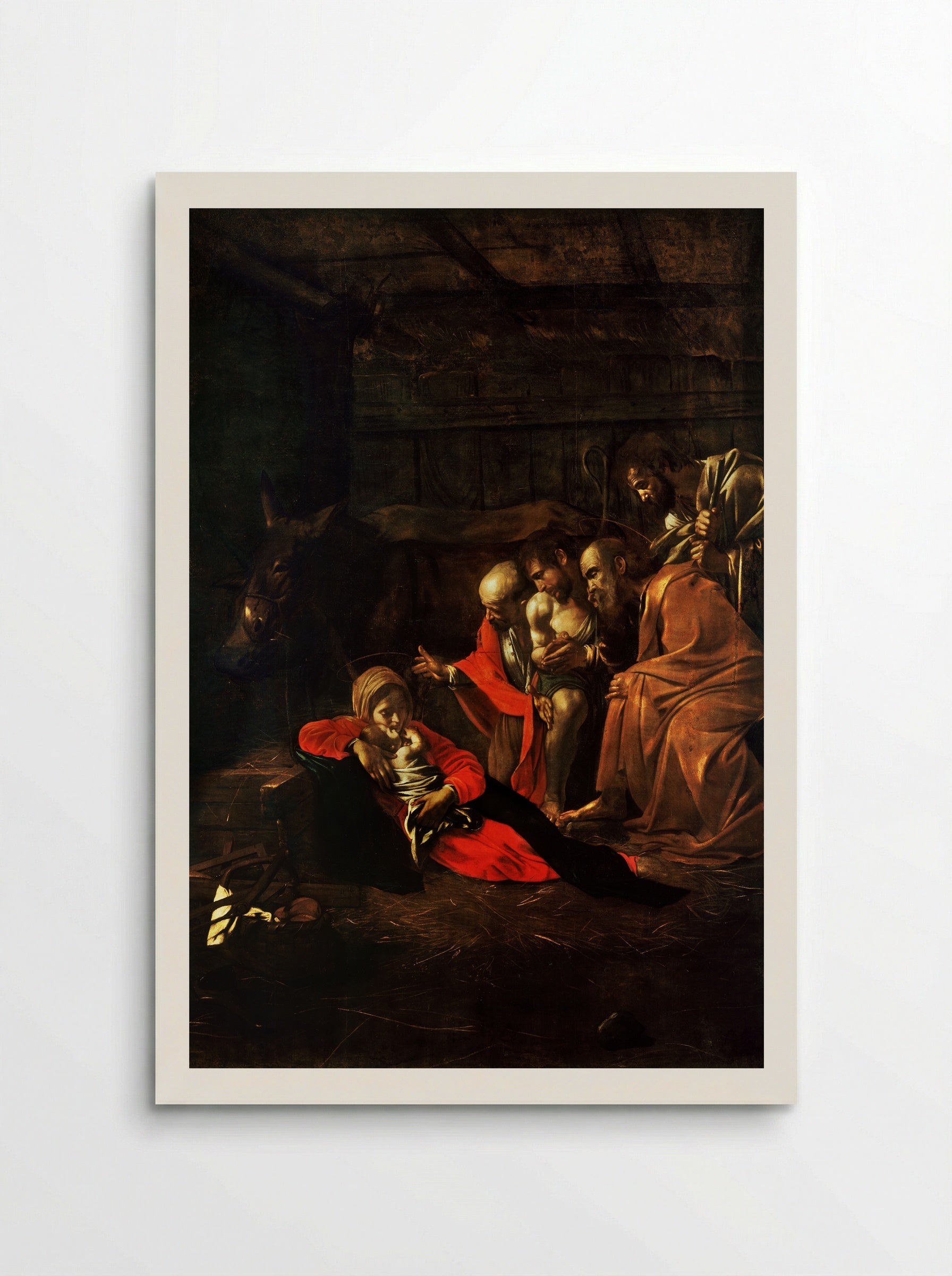 Adoration of the Shepherds - Caravaggio - Poster