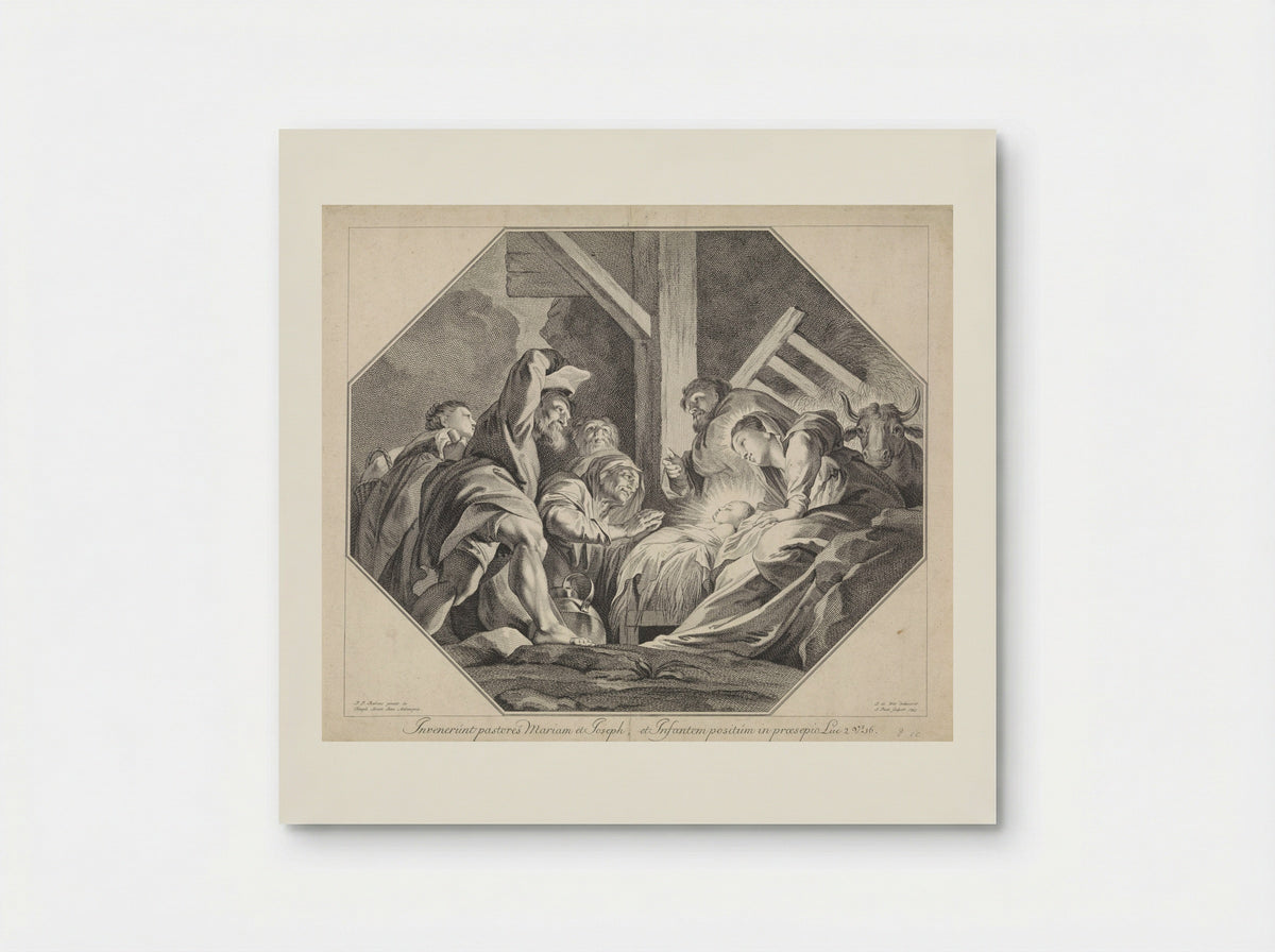 Adoration of the Shepherds - Jan Punt - Poster
