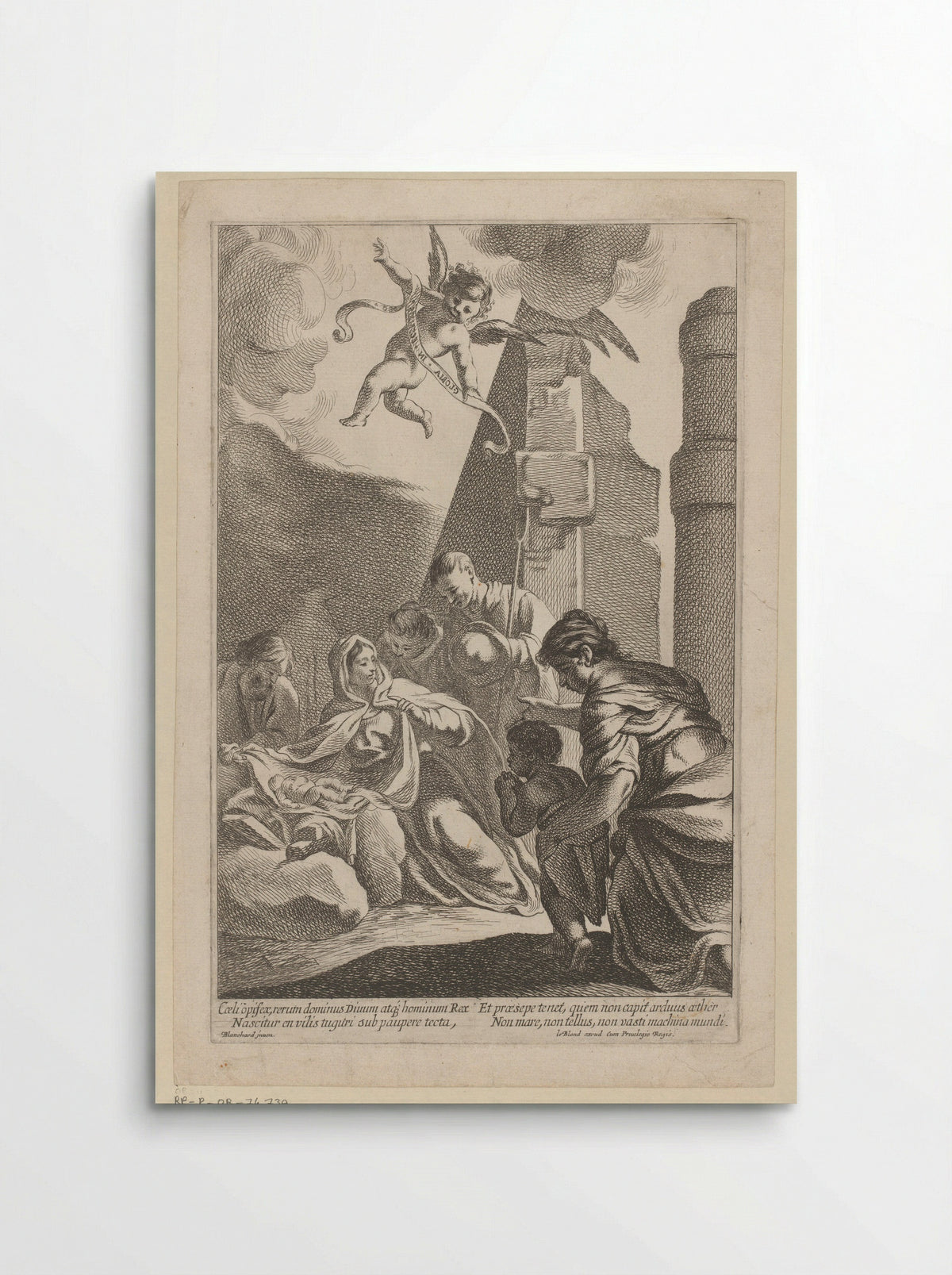 Adoration of the Shepherds - Antoine Garnier - Poster