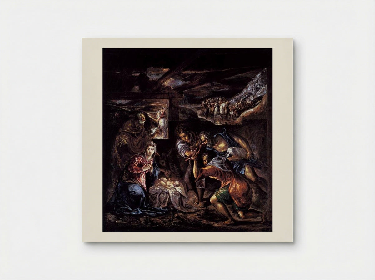 Adoration of the Shepherds - El Greco - Poster