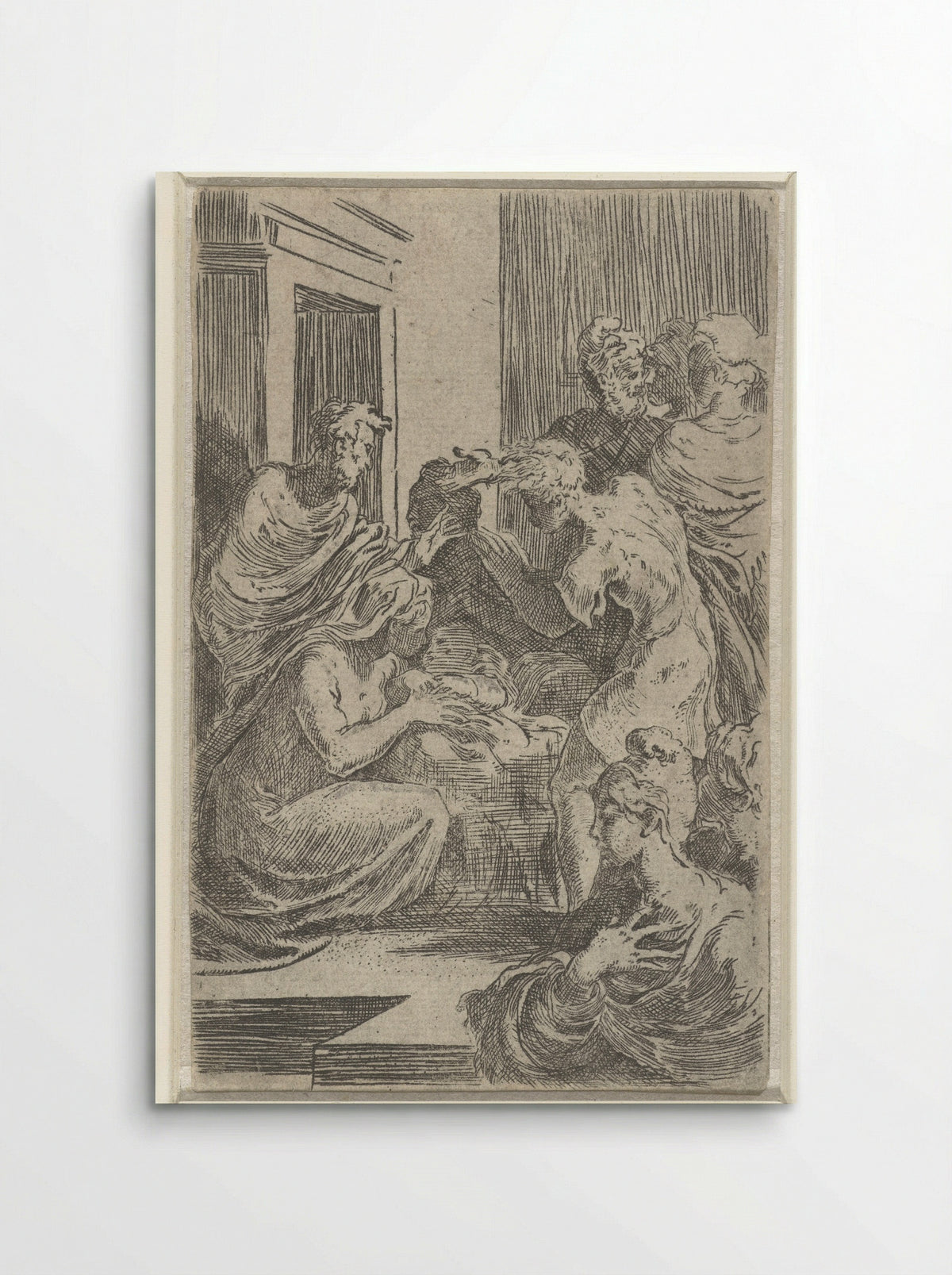 Adoration of the Shepherds - Parmigianino - Poster