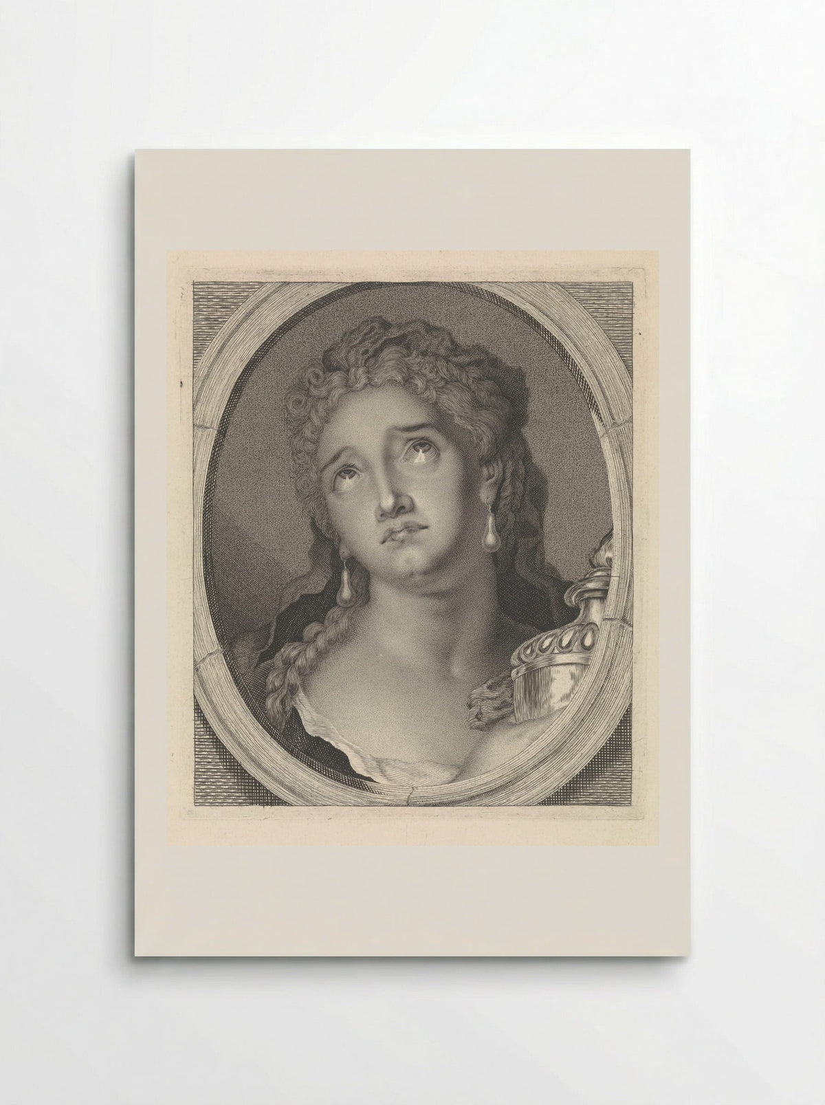 Adrienne Lecouvreur as Cornelia with the Urn of Pompey - Pieter Lyonet - Poster