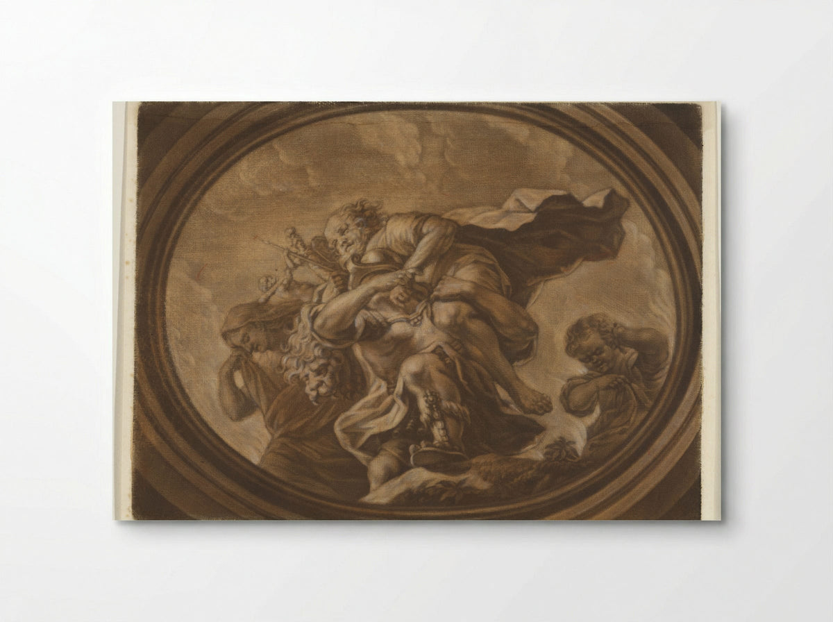 Aeneas Fleeing Troy - Arnoud van Halen - Poster