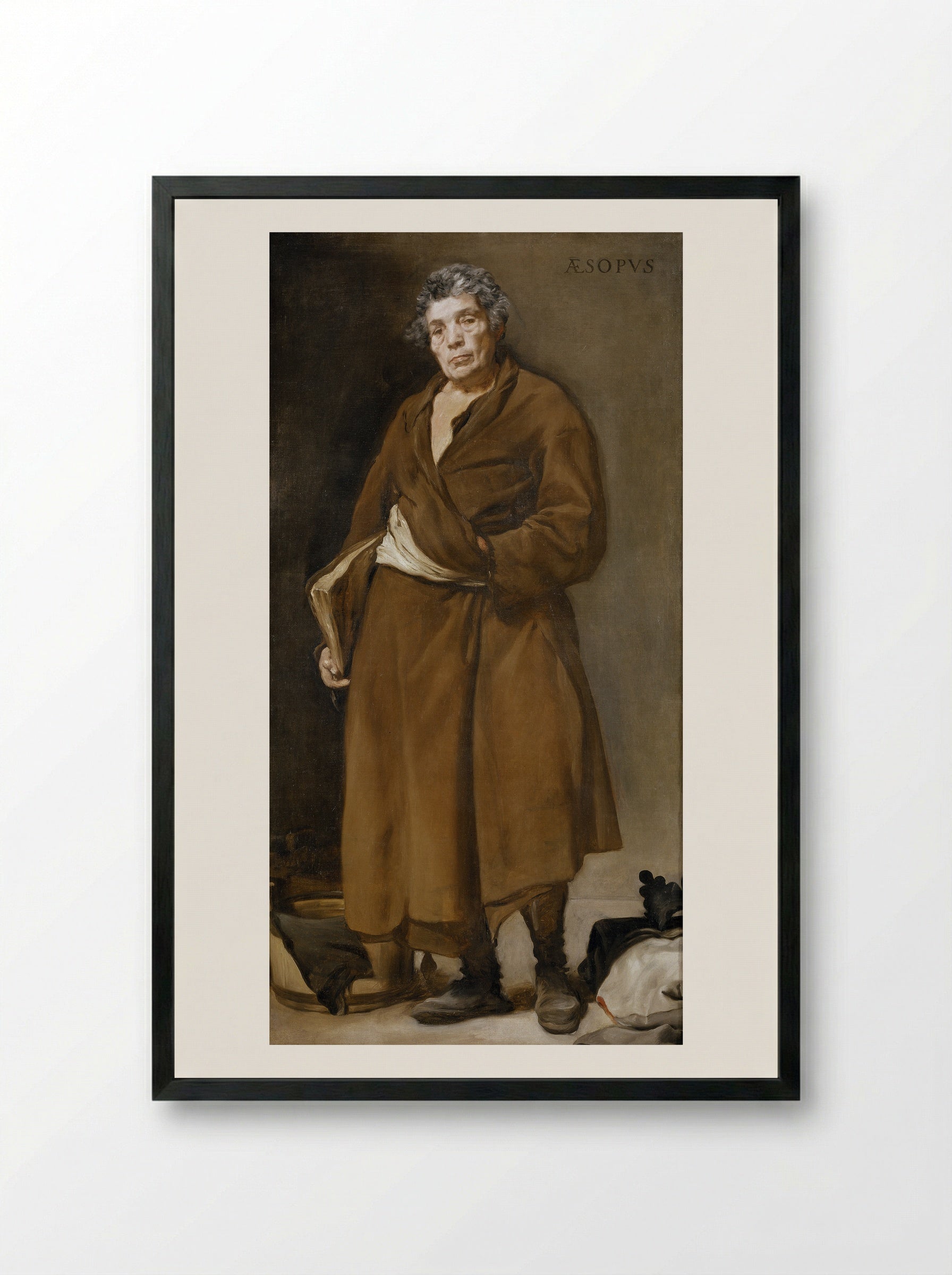 Aesop - Diego Velázquez - Framed Print Black