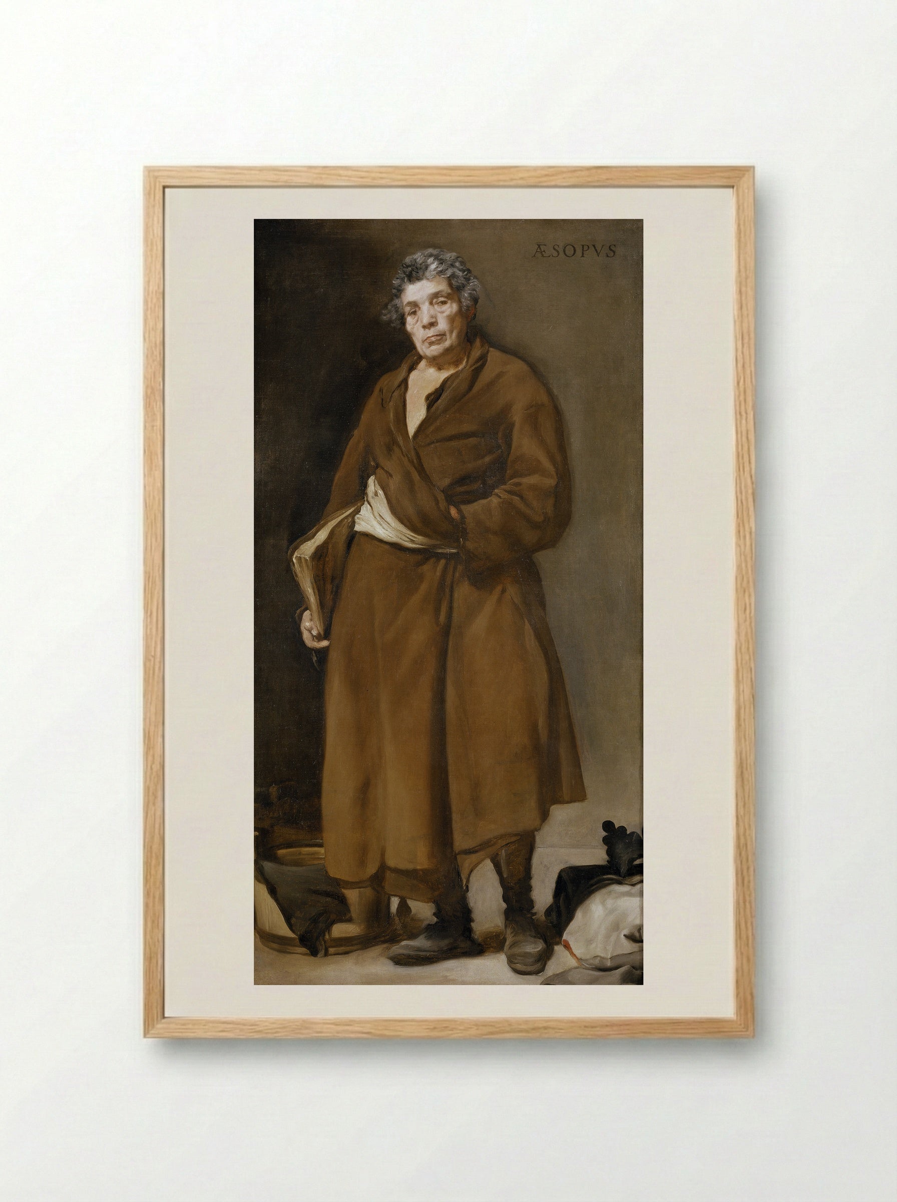 Aesop - Diego Velázquez - Framed Print Wood