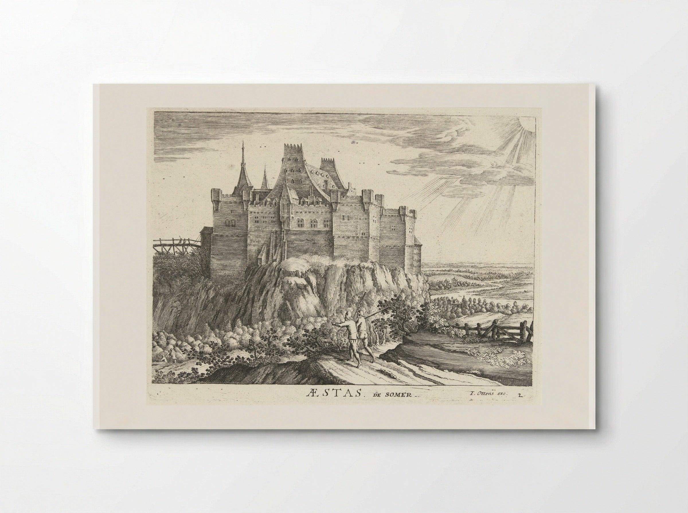 Aestas (Summer) - Hendrick Hondius (I) - Poster