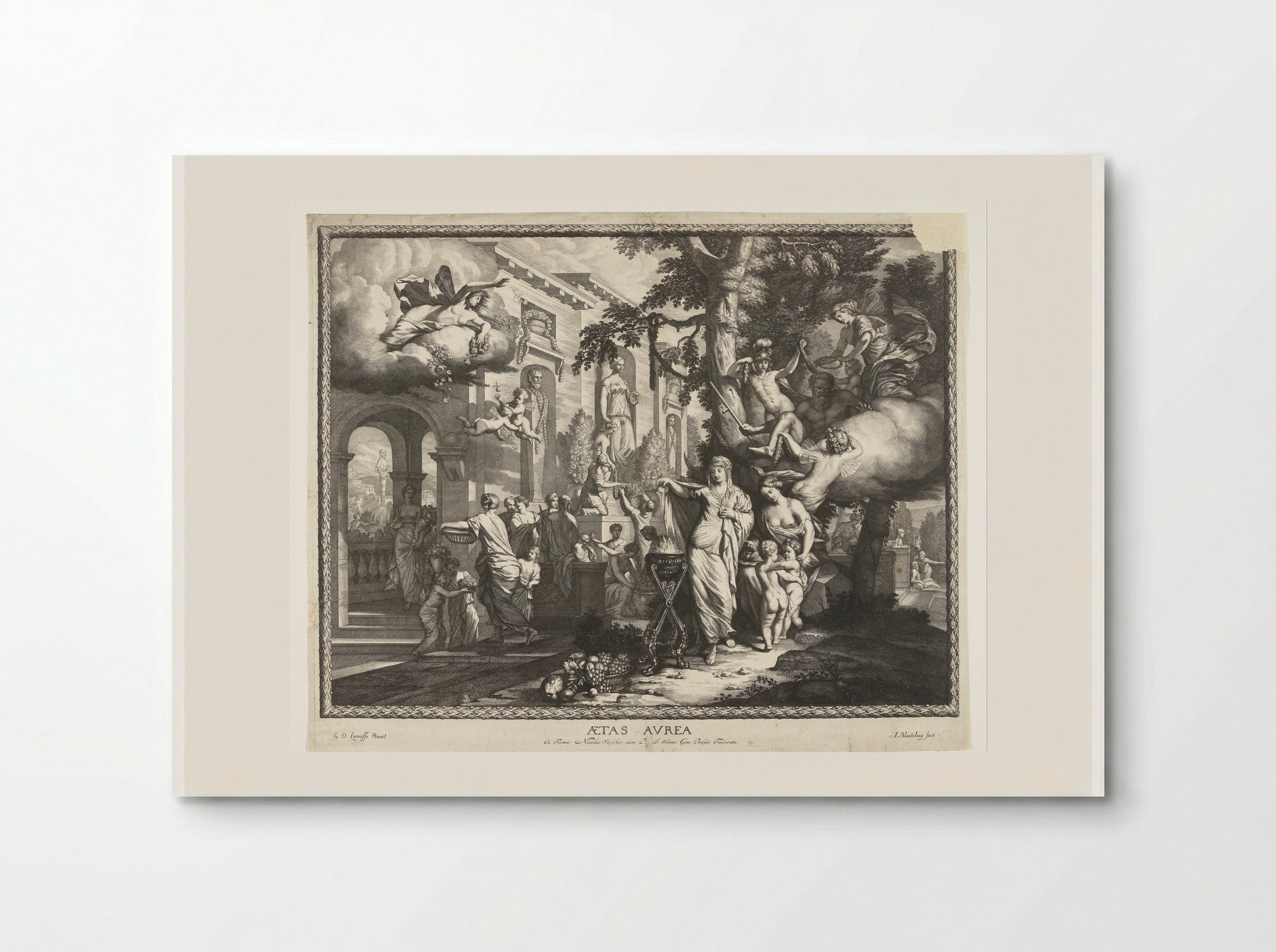 Aetas Aurea (The Golden Age) - Abraham Bloteling - Poster