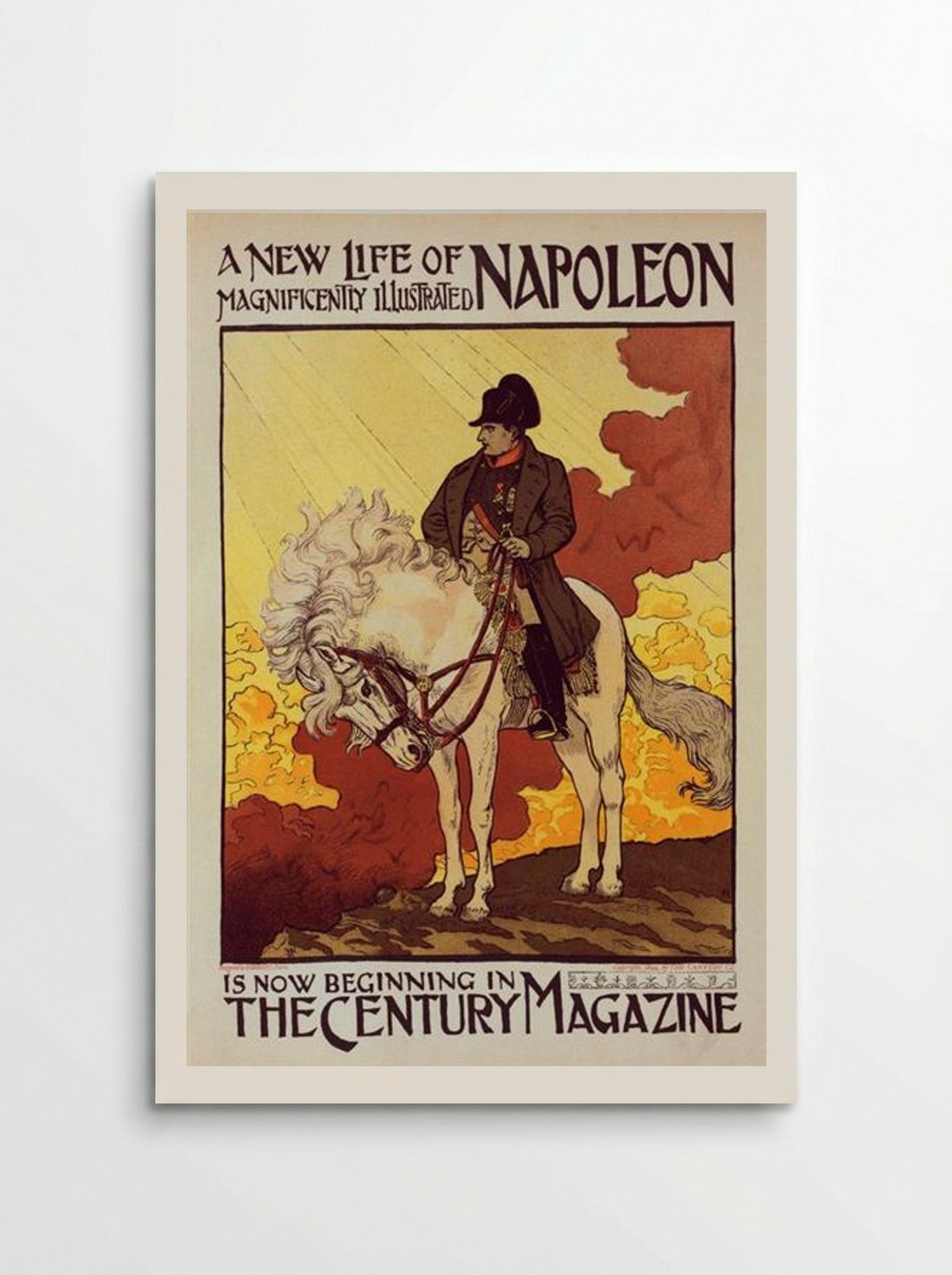 Affiche pour The Century Magazine, Napoléon - Eugène Grasset - Poster