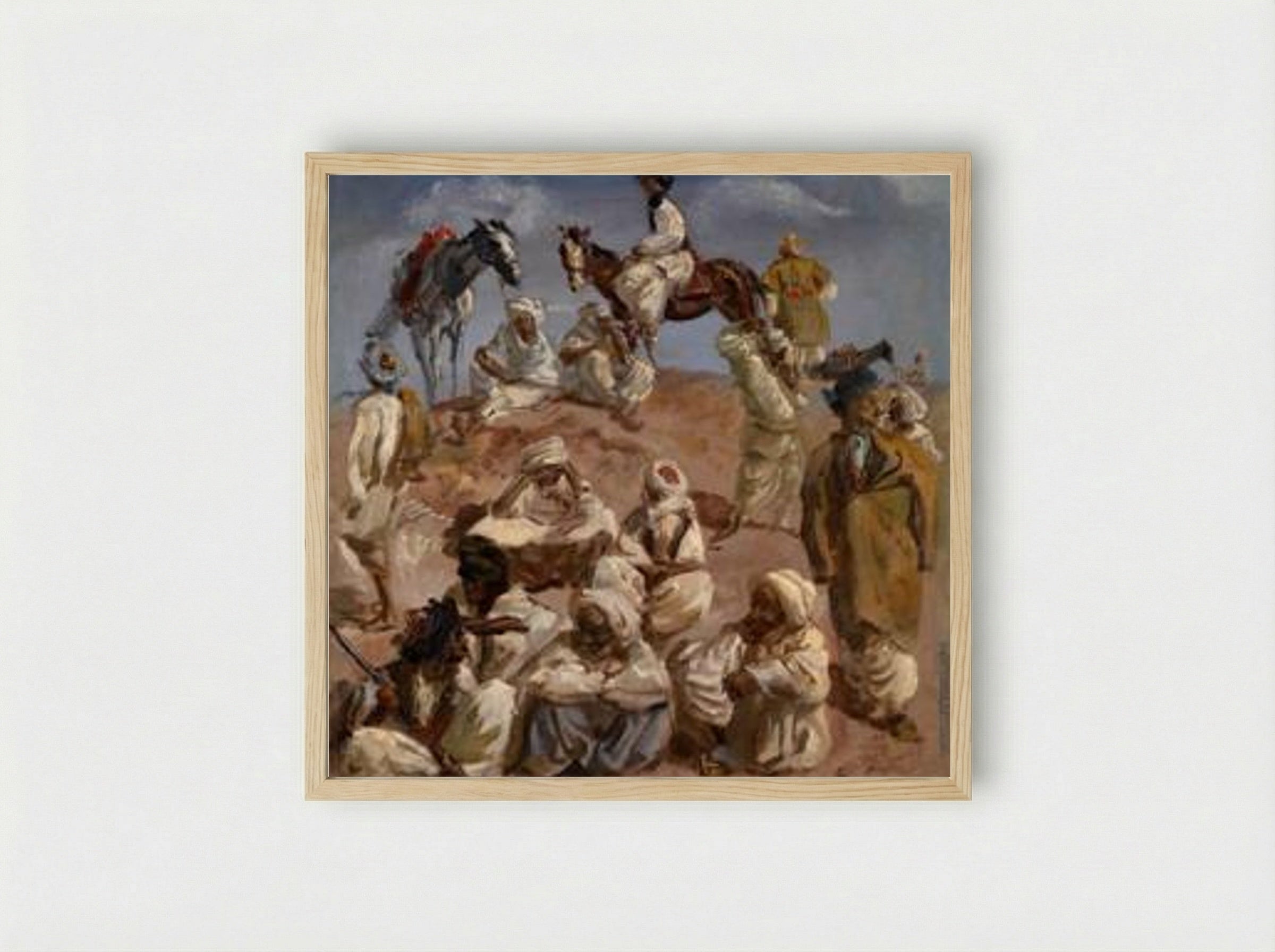 Afghans - Alexandre Jacovleff - Framed Print Wood