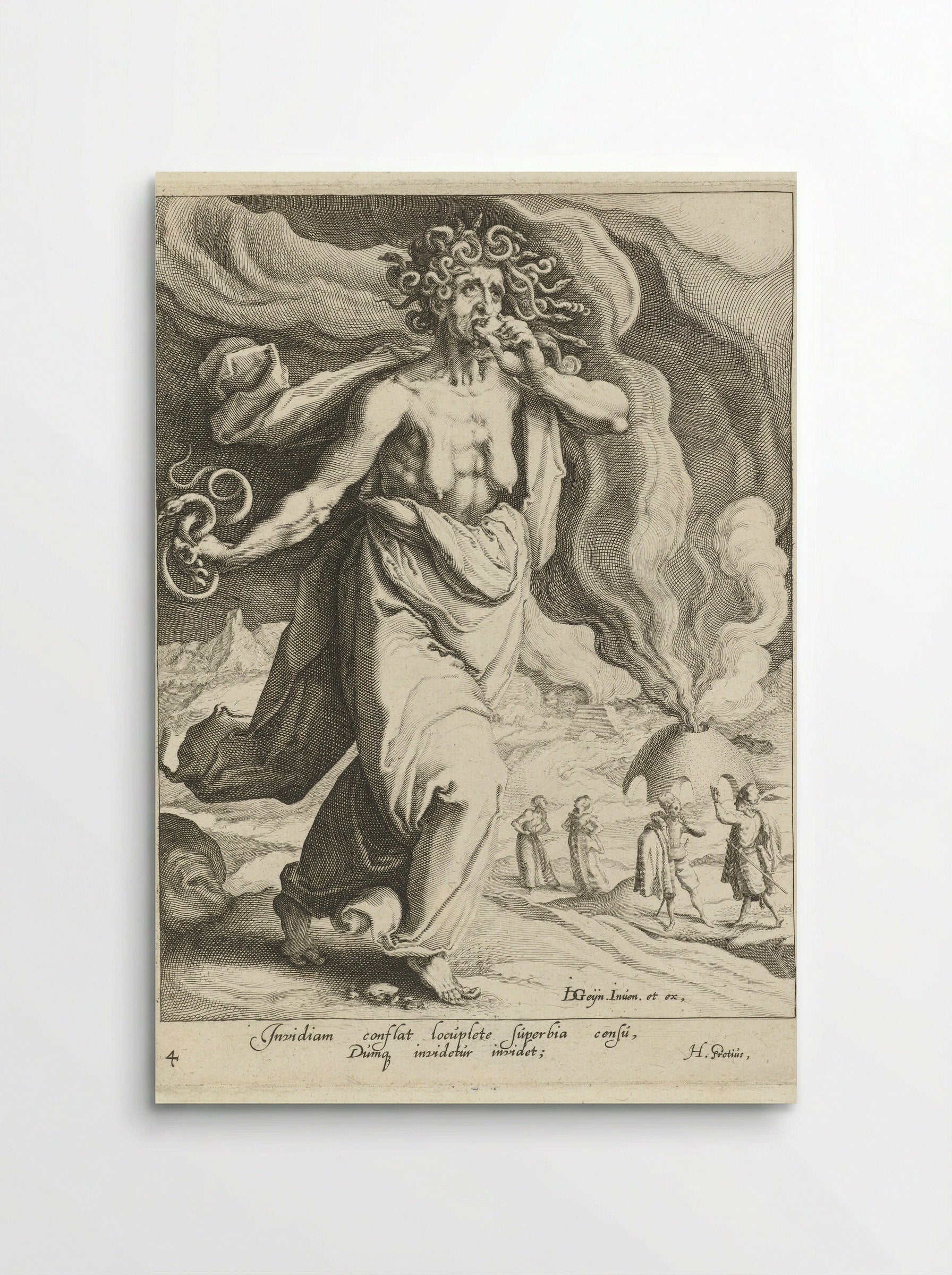 Afgunst (Invidia) - Zacharias Dolendo - Poster