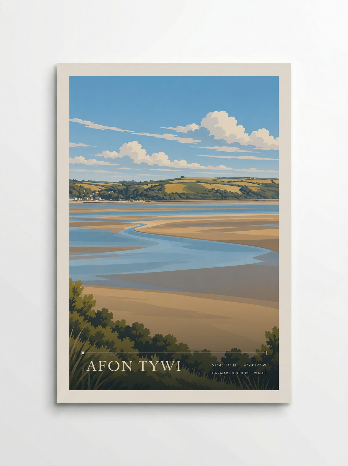 Afon Tywi, Carmarthenshire | Travel Poster - Poster
