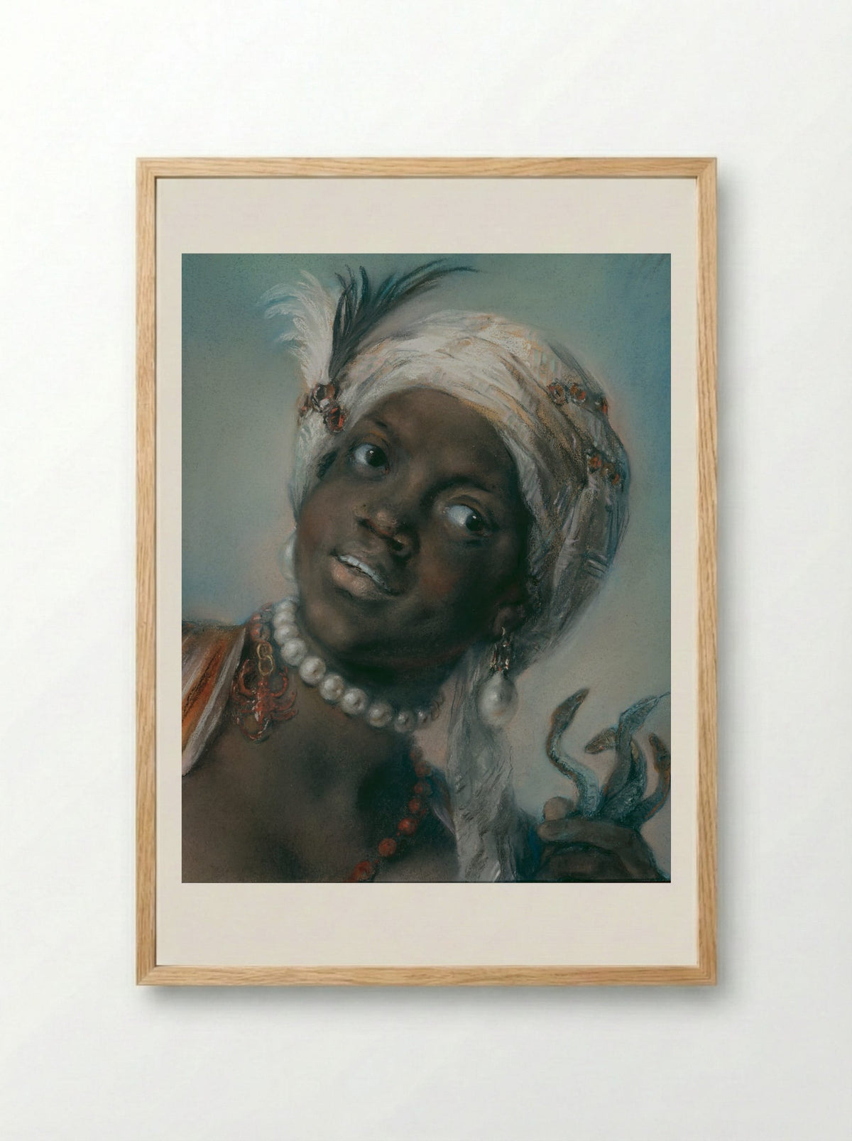 Africa - Rosalba Carriera - Framed Print Wood