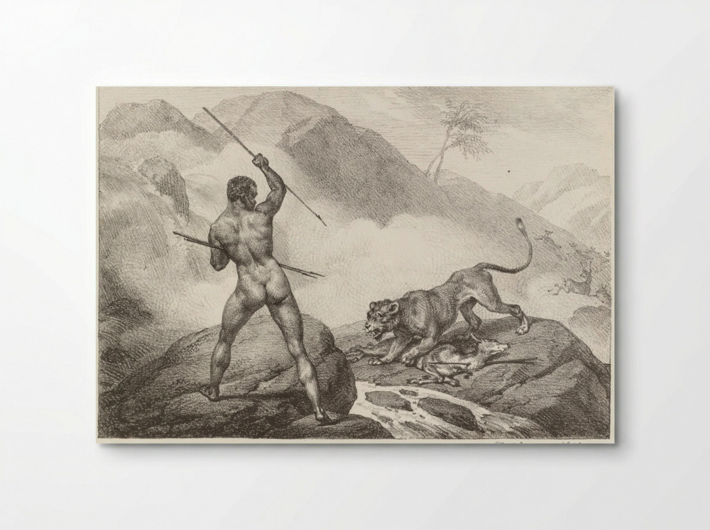 African Hunter (Chasseur Africain) - Horace Vernet - Poster